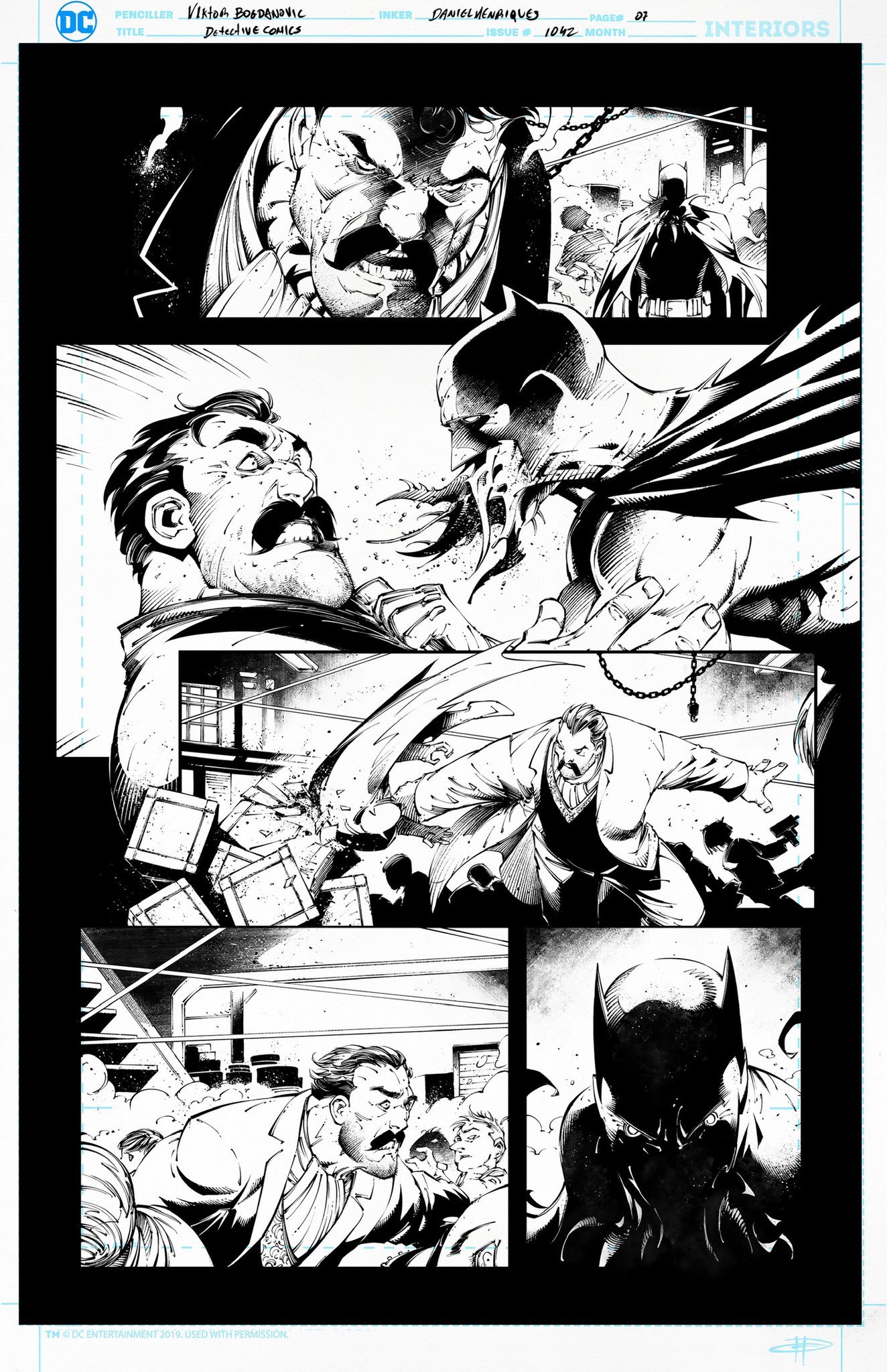 Detective Comics #1042 Pencils: Viktor Bogdanovic Inks: Daniel Henriques
