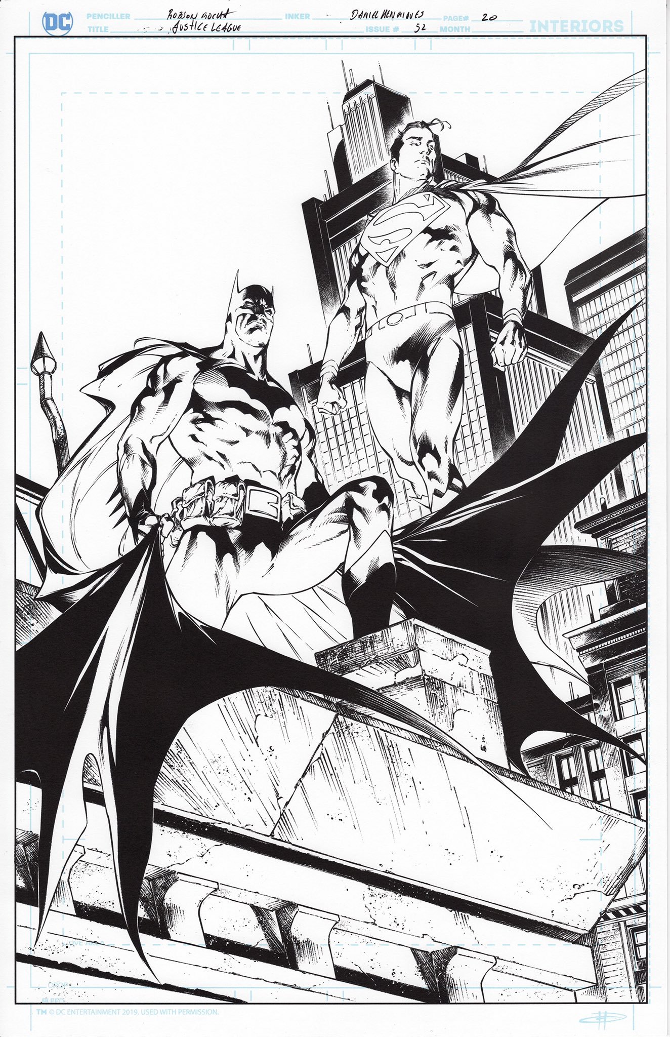 Justice League #52 Pencils: Robson Rocha Inks: Daniel Henriques.