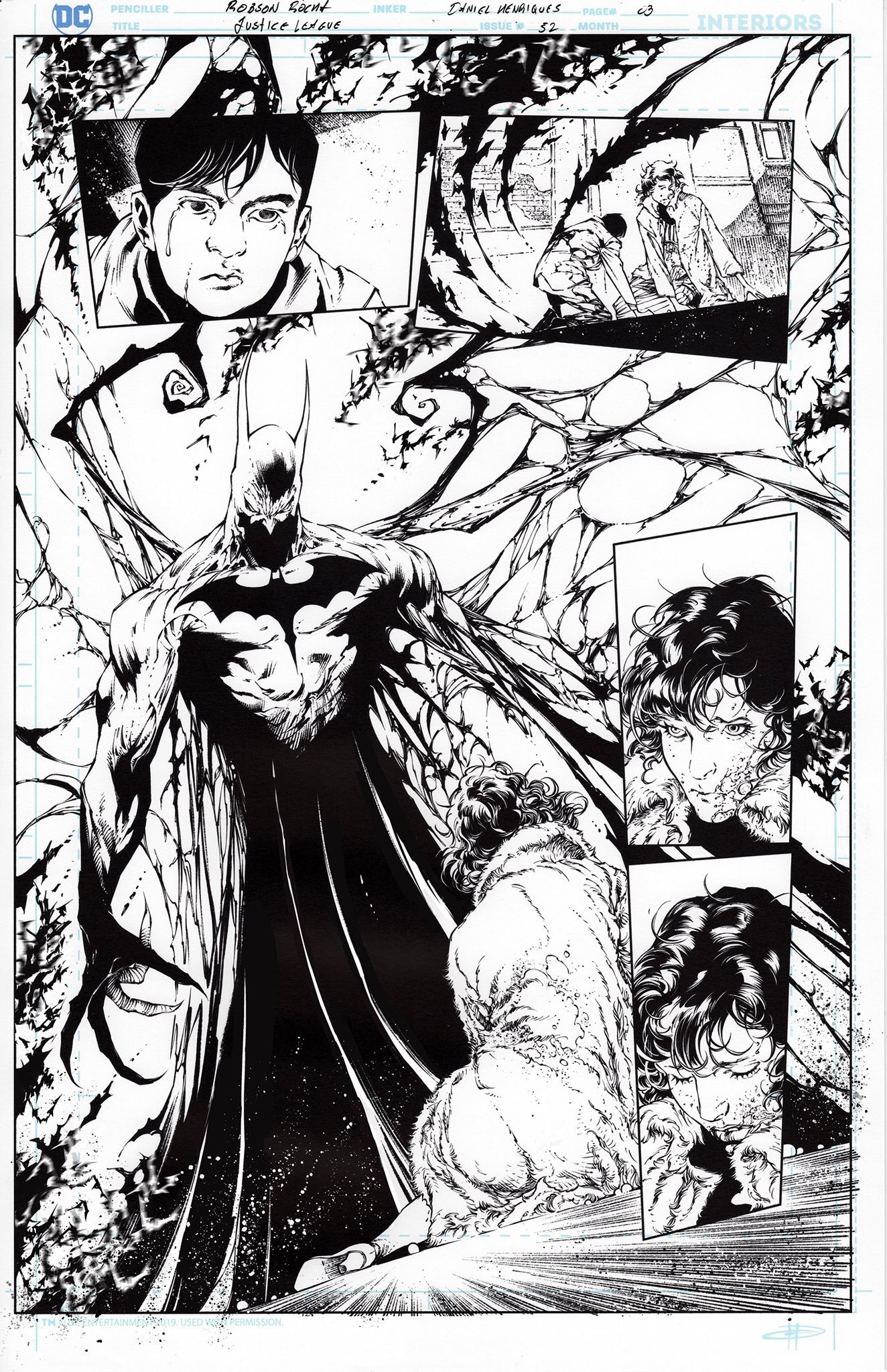 Justice League #52 Pencils: Robson Rocha Inks: Daniel Henriques.