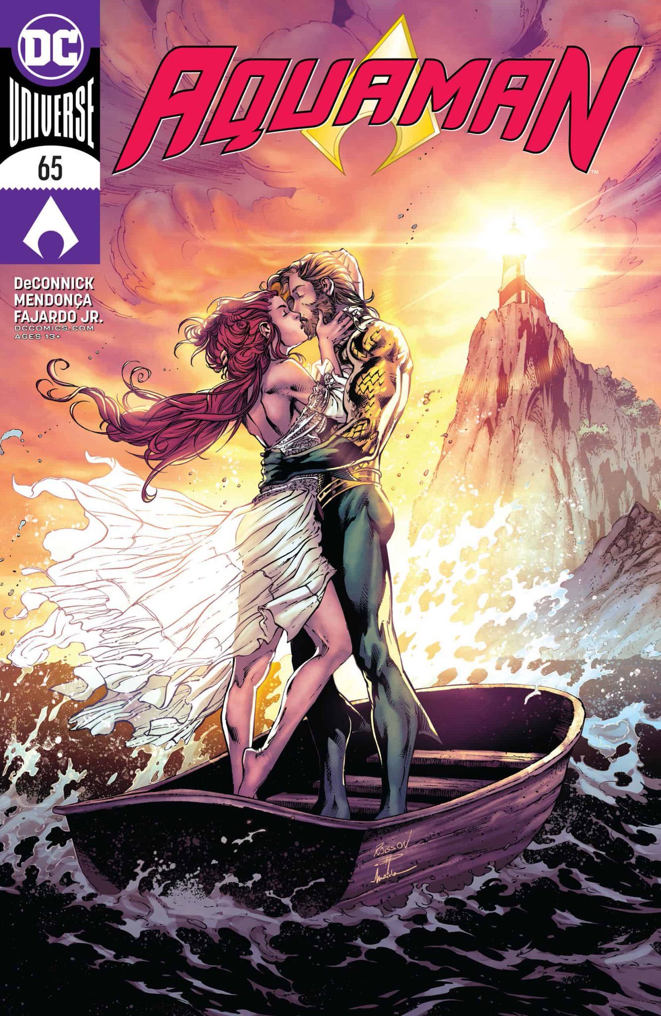 Aquaman #65 Cover Pencils: Robson Rocha Inks: Daniel Henriques Colors: Marcelo Maiolo.