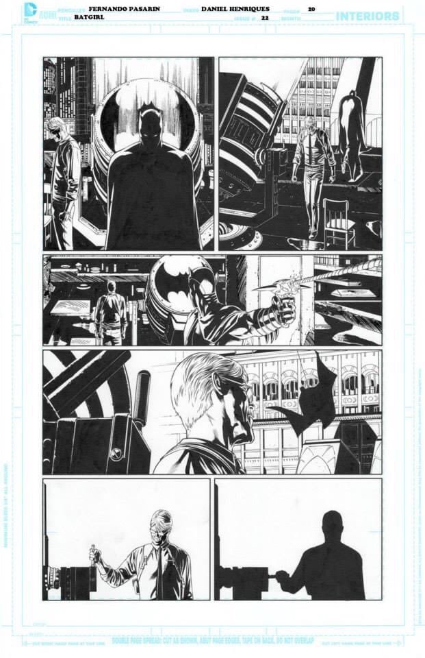 Batgirl #22 Pencils: Fernando Pasarin Inks: Daniel Henriques.