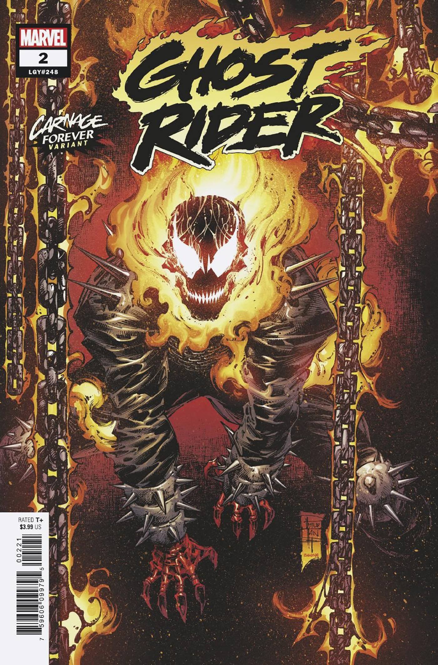 Ghost Rider: Carnage Cover #02. Pencils: Philip Tan Inks: Daniel Henriques Colores: Richard Isanove.