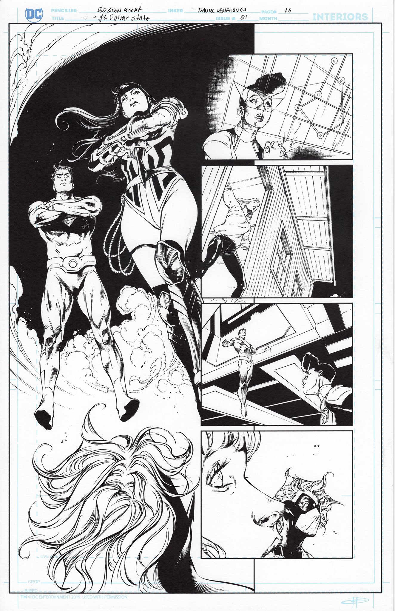 Justice League: Future State #01 Pencils: Robson Rocha Inks: Daniel Henriques.