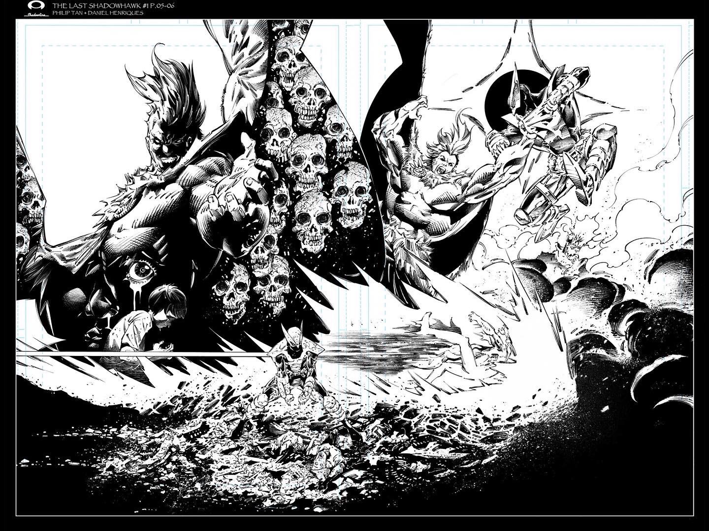 The Last Shadowhawk #1 Pencils: Philip Tan Inks: Daniel Henriques