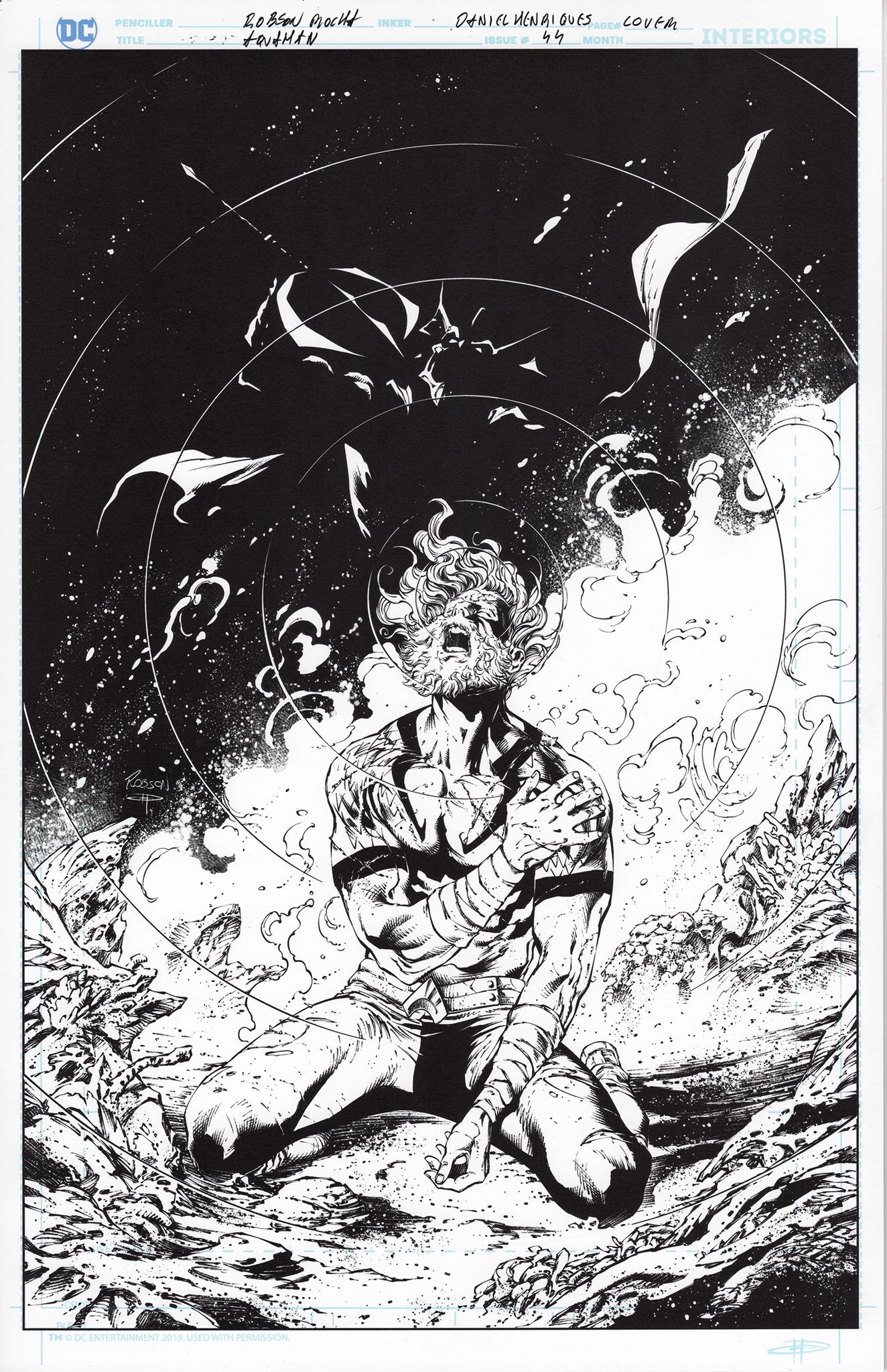 Aquaman #44 Cover Pencils: Robson Rocha Inks: Daniel Henriques.