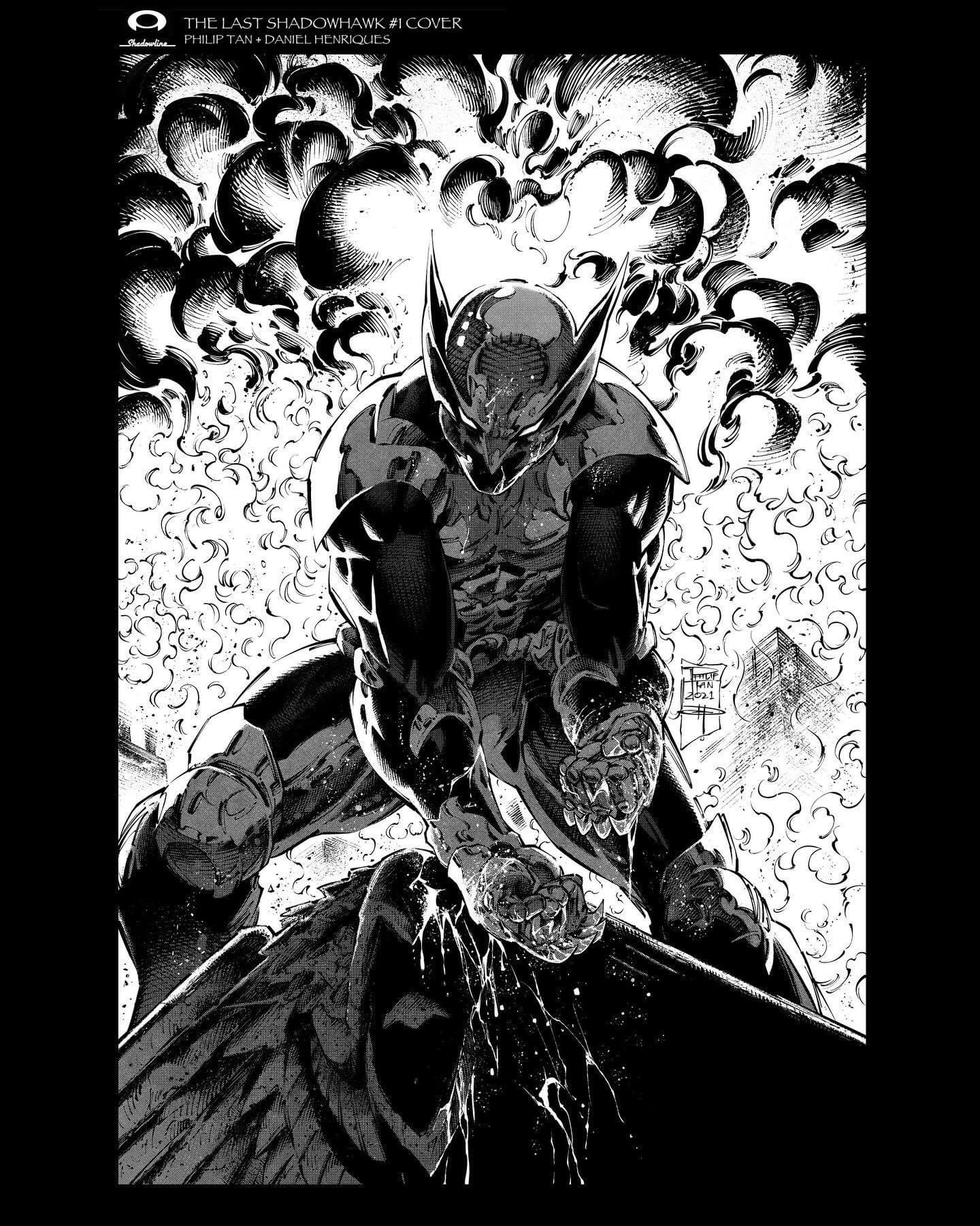 The Last Shadowhawk #1 Alt. Cover Pencils: Philip Tan Inks/Zipatones: Daniel Henriques.