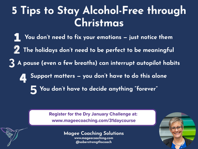 Five Tips to Stay Alcohol-Free Through the End of the Year