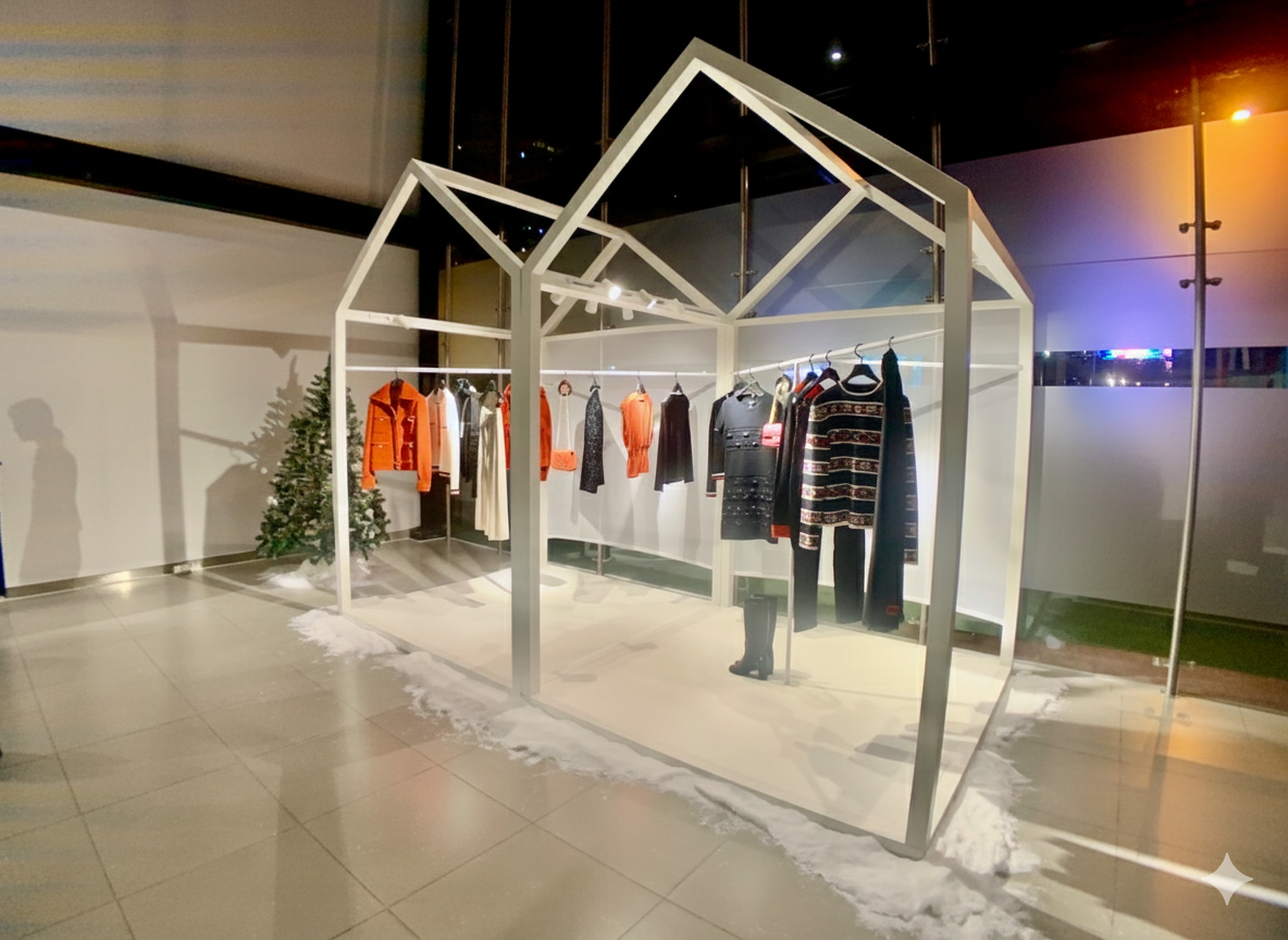 Arquitectura comercial: stands y pabellones con enfoque en comunicación visual.