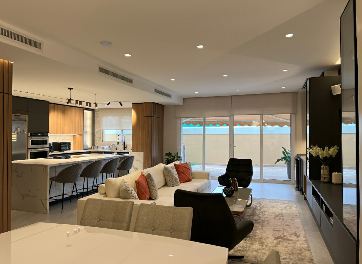 Arquitectura de interiores: espacios diseñados para el confort y la funcionalidad.