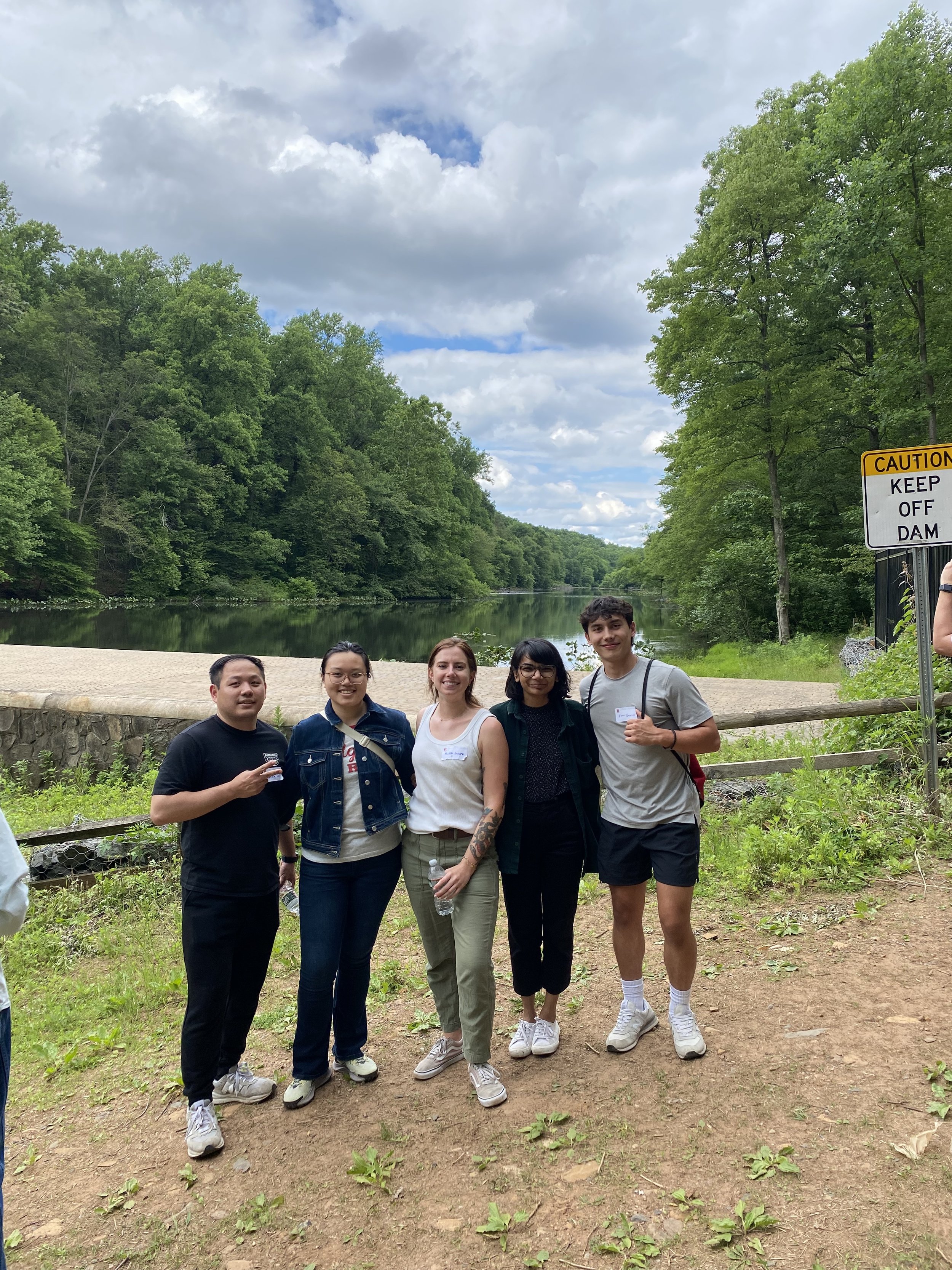 Hike at the Department Retreat, 2024