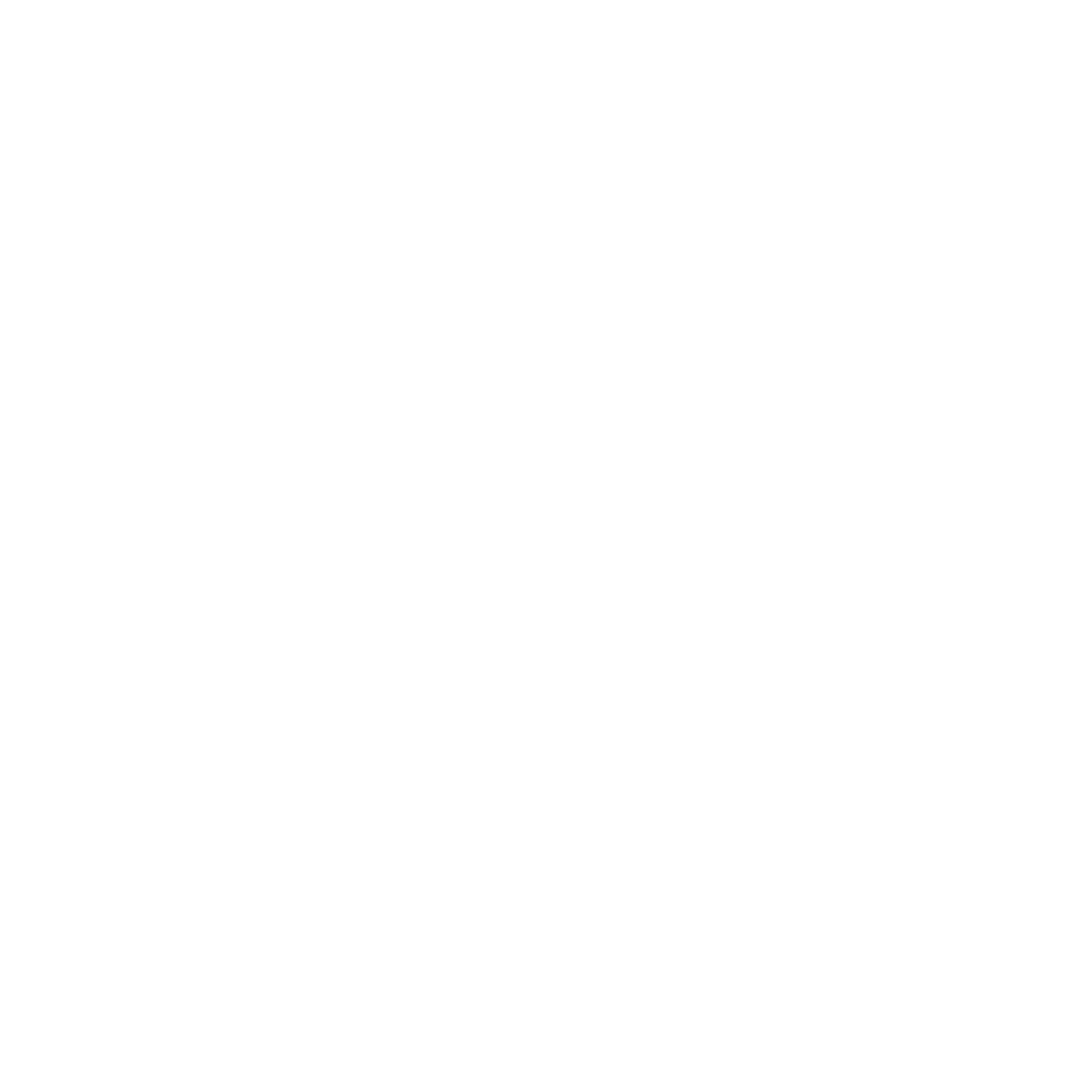 Black background with a white outline of a railway crossing signal, featuring a capital letter R inside a circle, superimposed on an arch shape.