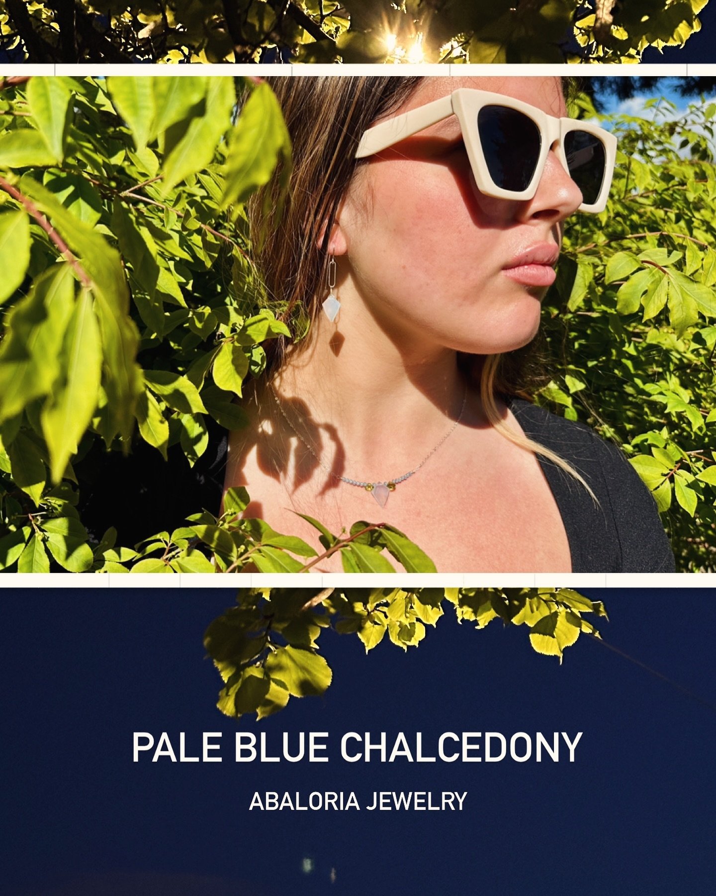 Soft + Muted + Stunning!

Blue chalcedony is a semi precious stone that comes in many colors, some of the brightest stones I use are from this family, many are colored to get the exuberant look.

Have you heard of this stone? 

Do you own jewelry mad