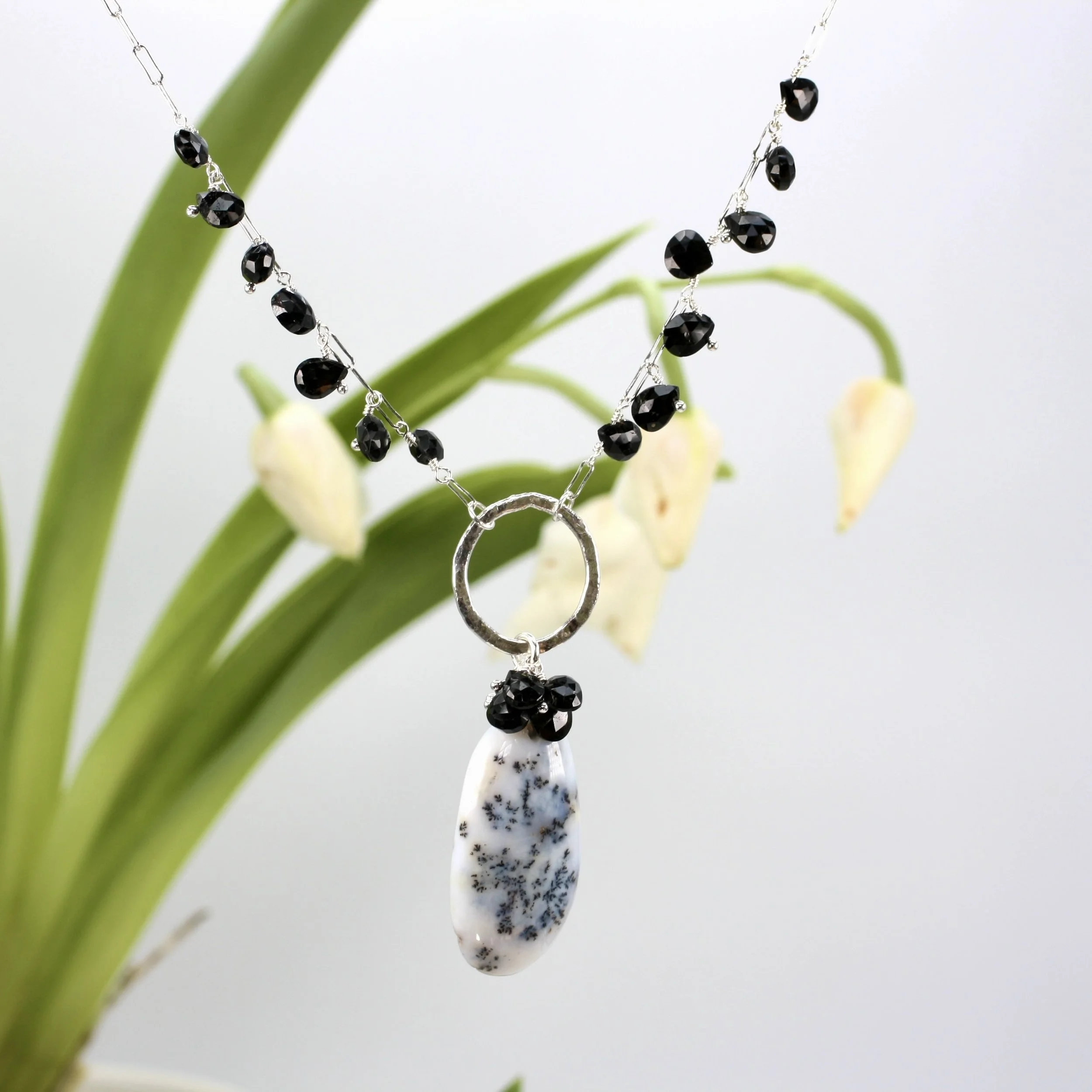 Studio Necklace dendritic opal black onyx copy.jpeg