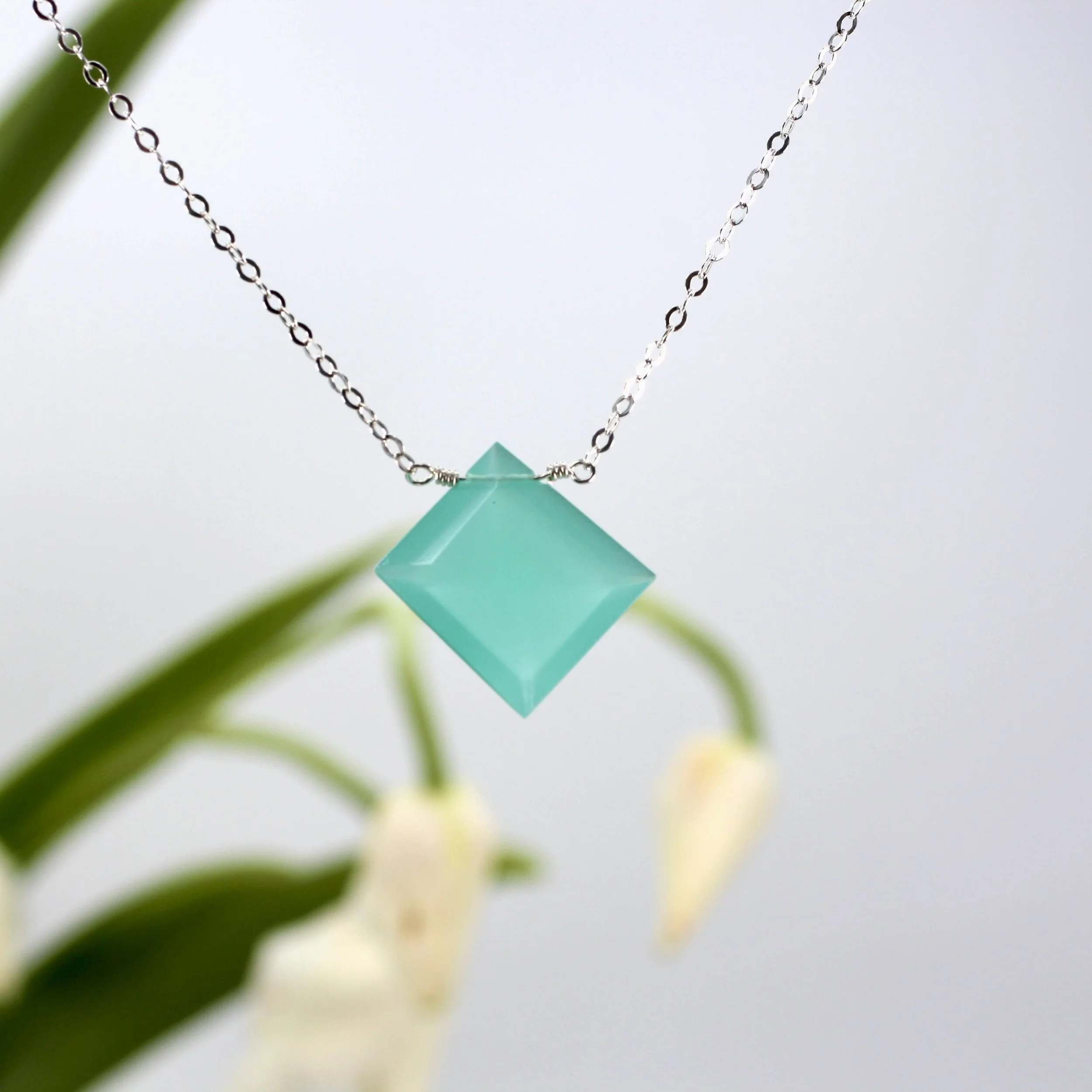 Peony Necklace Aqua Chaledony gem cut.jpeg