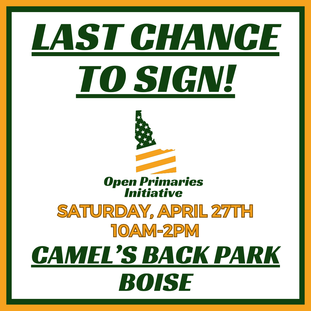 North Boise- LAST CHANCE TO SIGN!