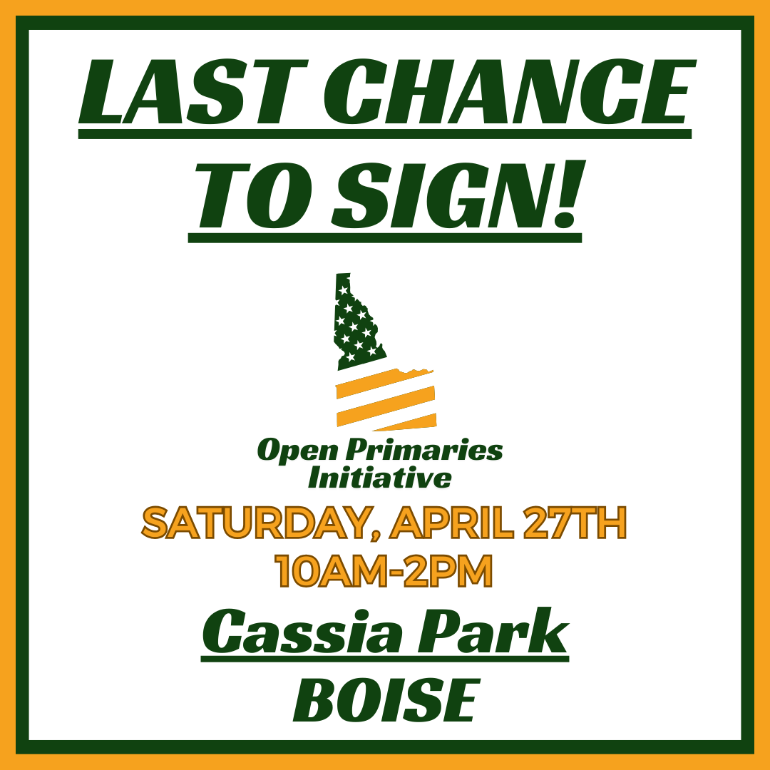 Boise Bench- LAST CHANCE TO SIGN!
