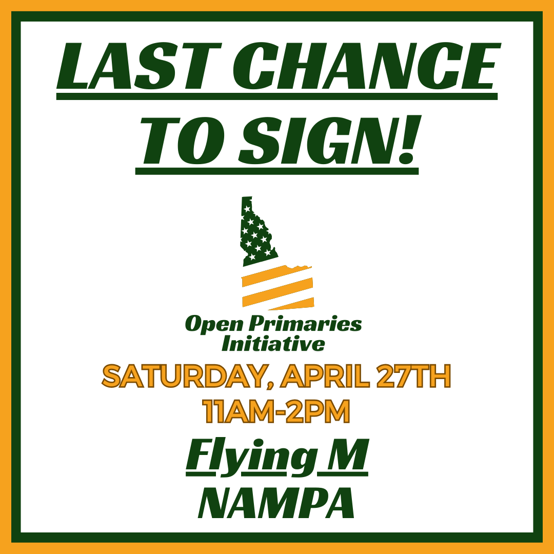 Nampa- LAST CHANCE TO SIGN!