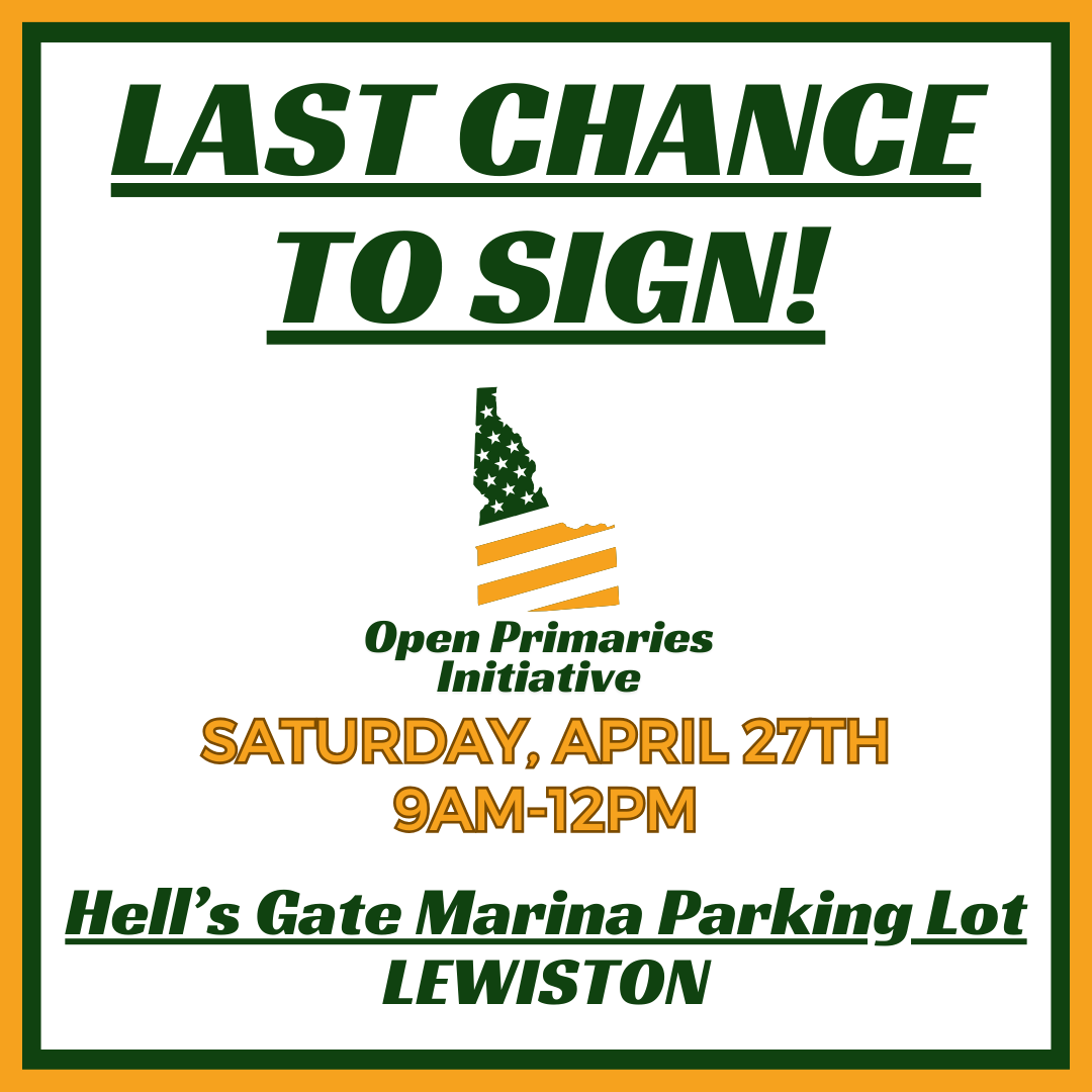 Lewiston- LAST CHANCE TO SIGN!