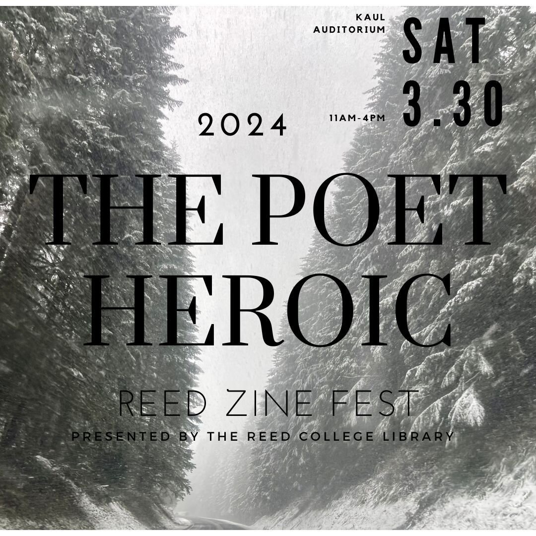 Come celebrate zines with us at the Reed Zine Fest.

We're bringing all our books and the full print shop! Poetry books, photography collections, and two tarot decks funded by Kickstarter!

@reedzinelibrary @reedcollege @reedcollegelibrary