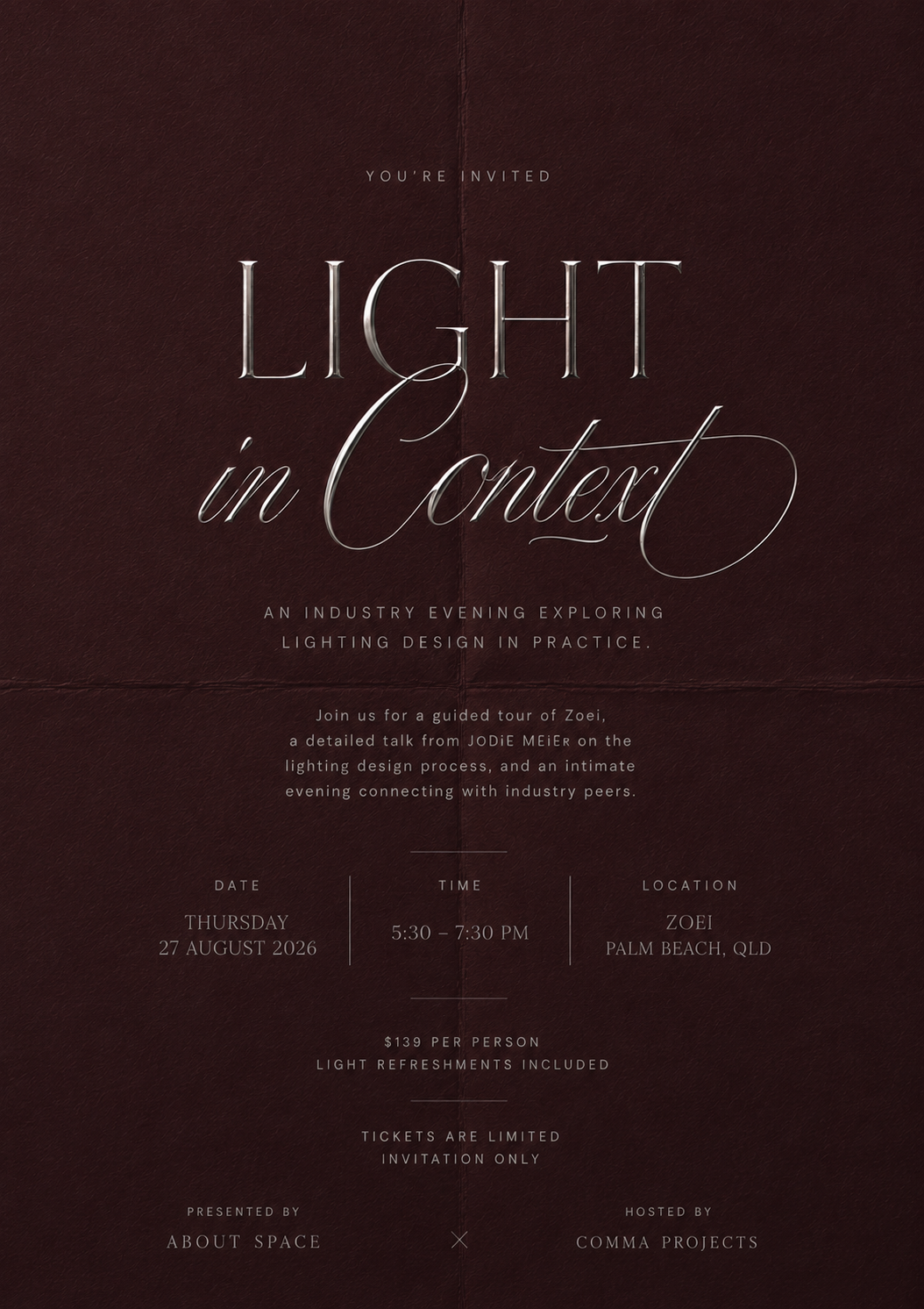Light In Context - Workshop Event