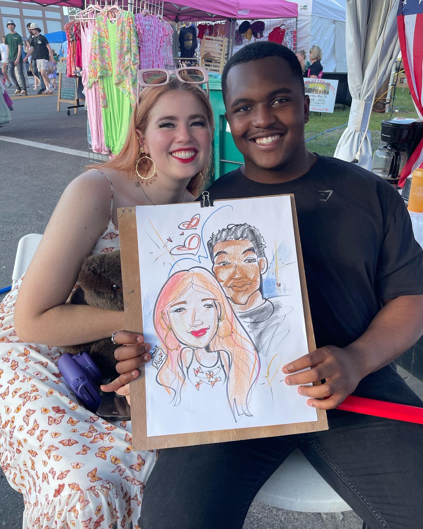 First drawing of the night! Off to a fantastic start at the Poultry Festival!🥰 We&rsquo;ll be at the Batesburg-Leesville, SC Poultry Festival until Saturday May 13th!