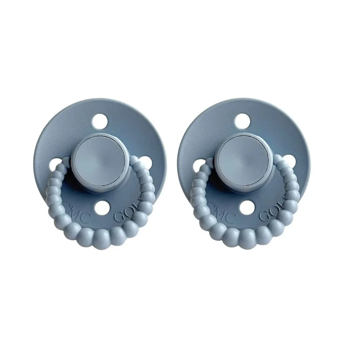 CMC Bubble Dummies Vented Teat Twin Pack - Size 0-6 months (Stormy) $19.95