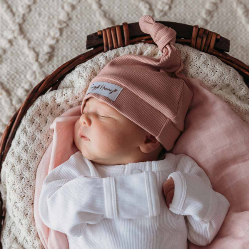 Rose Organic Knotted Beanie $14.95