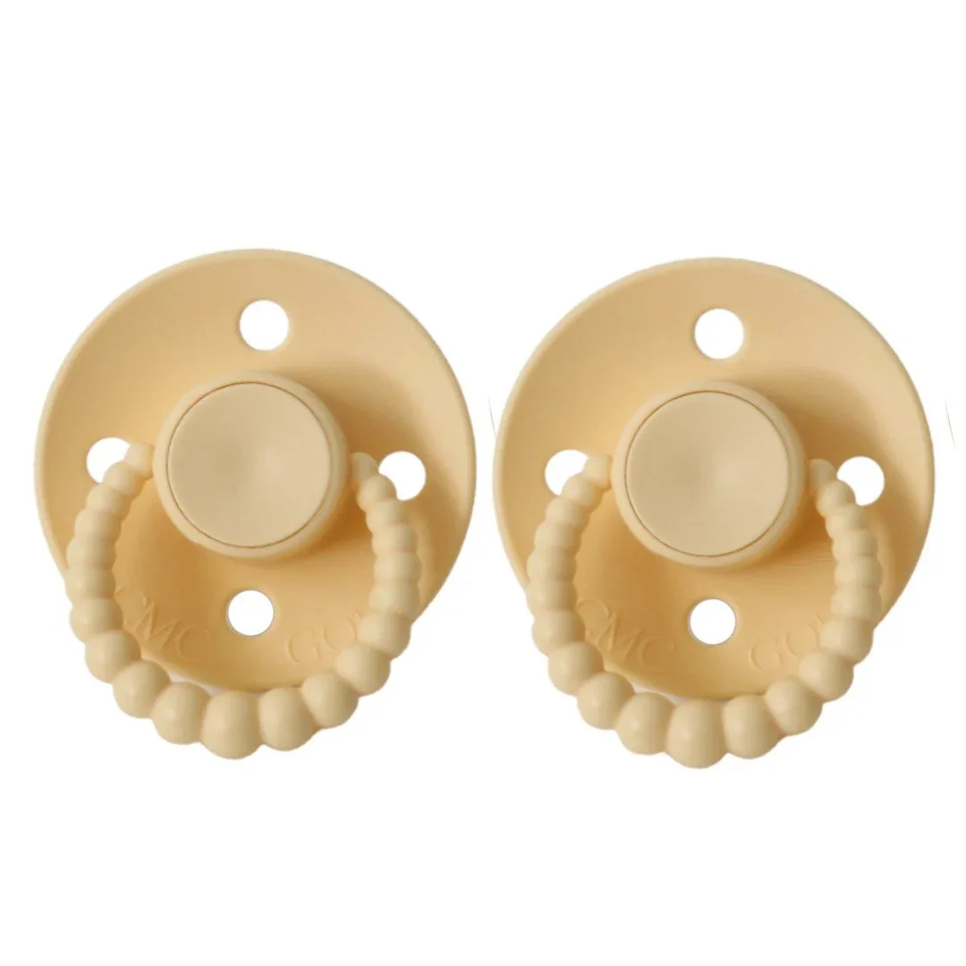 CMC Bubble Dummies Vented Teat Twin Pack - Size 0-6 months (Yellow) $19.95