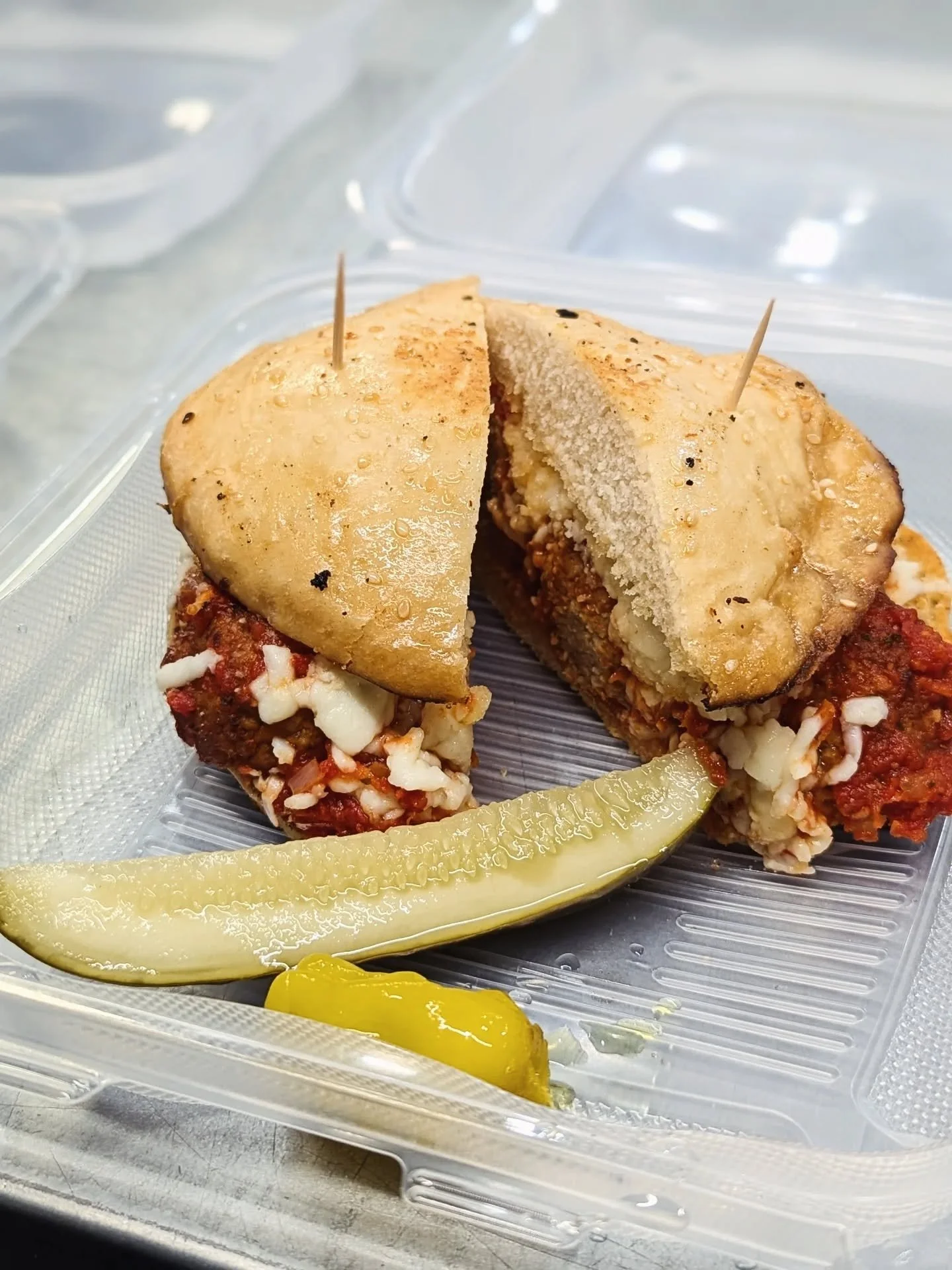 Some things are classics for a reason. Our meatball sub is a permanent fixture on the HMC Kitchen menu because you just can&rsquo;t beat the perfection of hand-rolled meatballs, savory marinara, and melted cheese on a toasted roll.

​Served with a cr