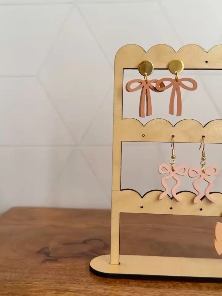 Earring stand SVGs are where it all started for me.
Almost exactly 5 years ago, I listed my very first earring stand file&hellip;and I was SO nervous.

Would anyone like it?
What if there was a mistake?
What if I got a bad review?

But listing that o