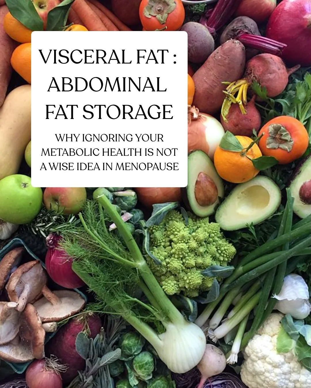 Over the next few days,  I&rsquo;ll finish the Metabolic Health series and how a woman&rsquo;s metabolic markers matter in menopause. 

Expect more of this content ✨ the series means to highlight the complexities of menopause and explain how menopaus