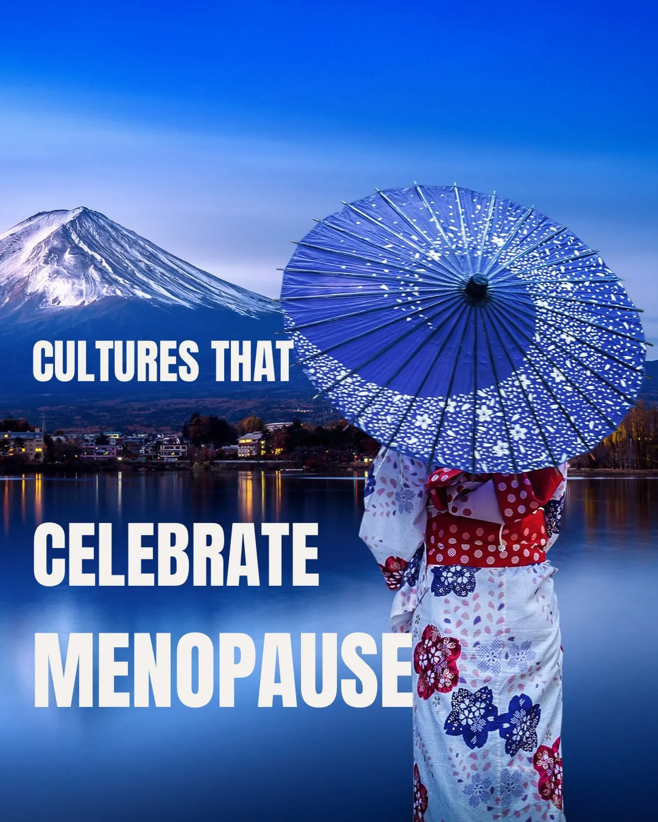 What if we celebrated Menopause instead ?

BLOG upload - Cultures that celebrate Menopause and why - the theme RENEWAL and stepping into a Women&rsquo;s WISDOM era is a common thread.

Link in Bio for more