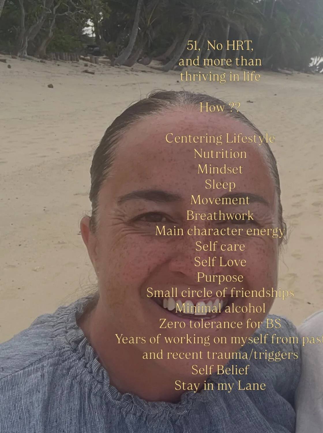 I get asked - how can I possibly manage perimenopause without HRT and the simple answer is my :

- Mindset

- Knowledge of Metabolic Health for Women in Midlife

and 

the Lifestyle that I created post my studies of Lifestyle Behaviour Change and Hea