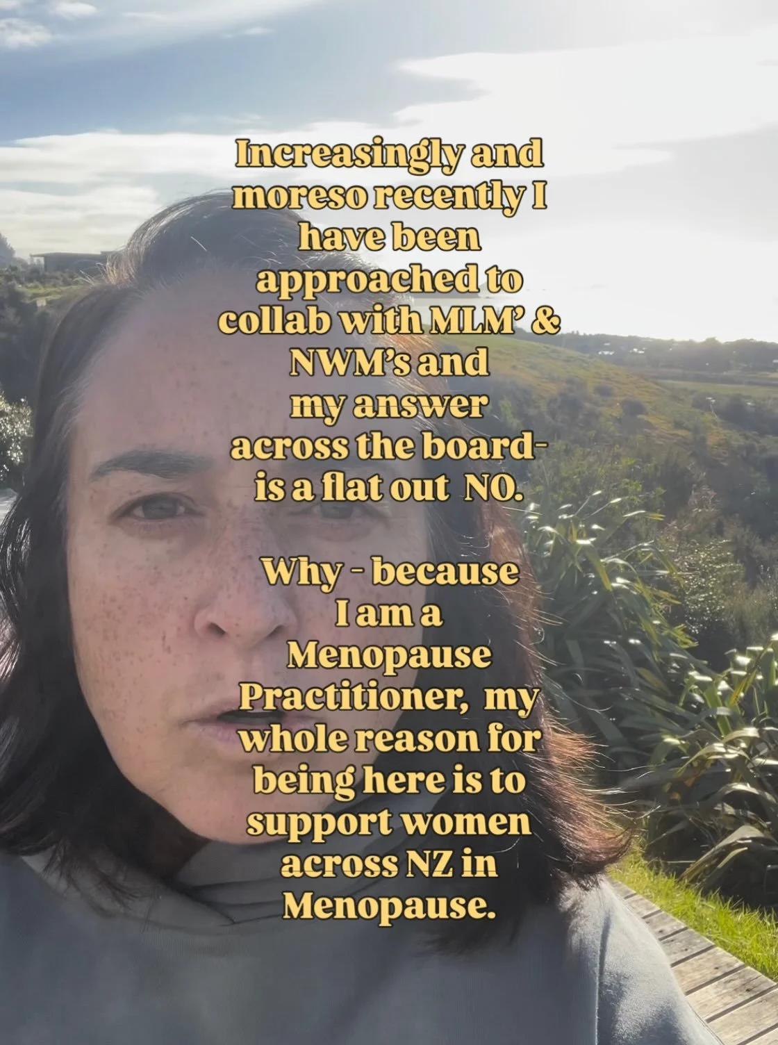 My reason for being here is to support women in Menopause - that is it,  clear and simple.

To all women selling products for MLM&rsquo;s and NWM&rsquo;s - I have no judgement,  you - do - you 🌸 Women should flourish in whatever environment they cho