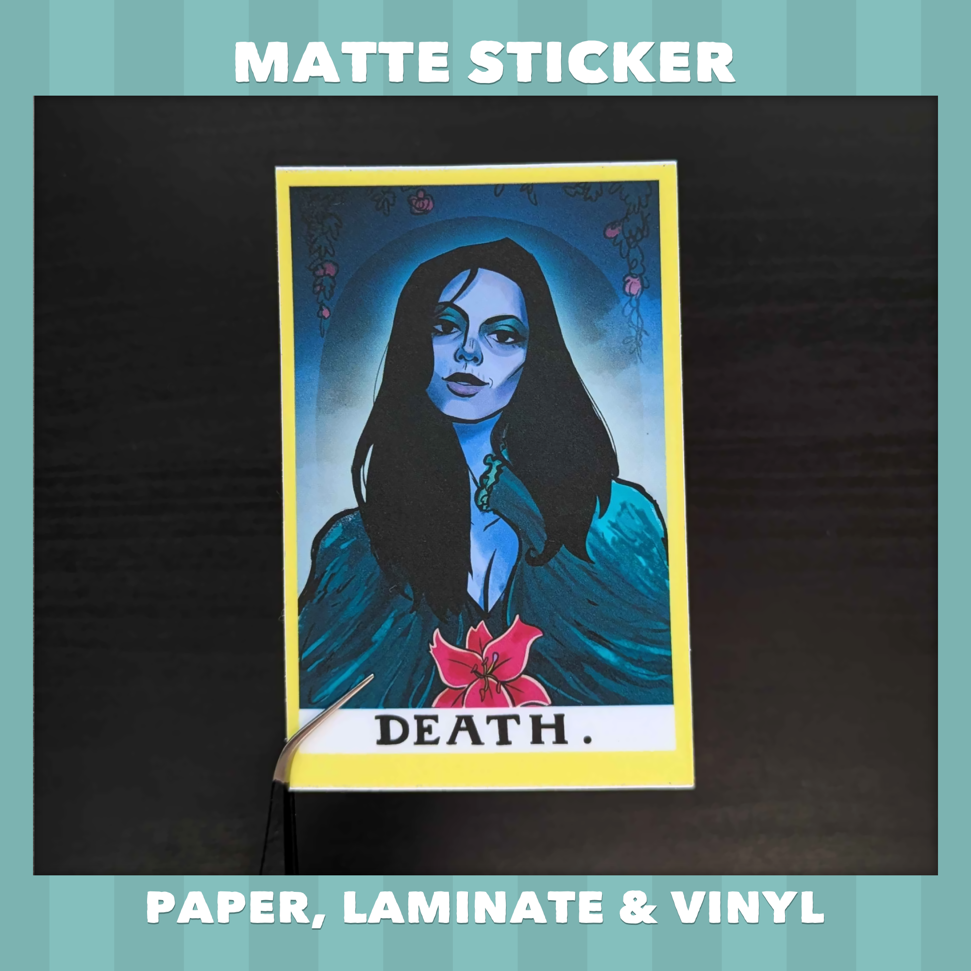 Death (AAA) Sticker