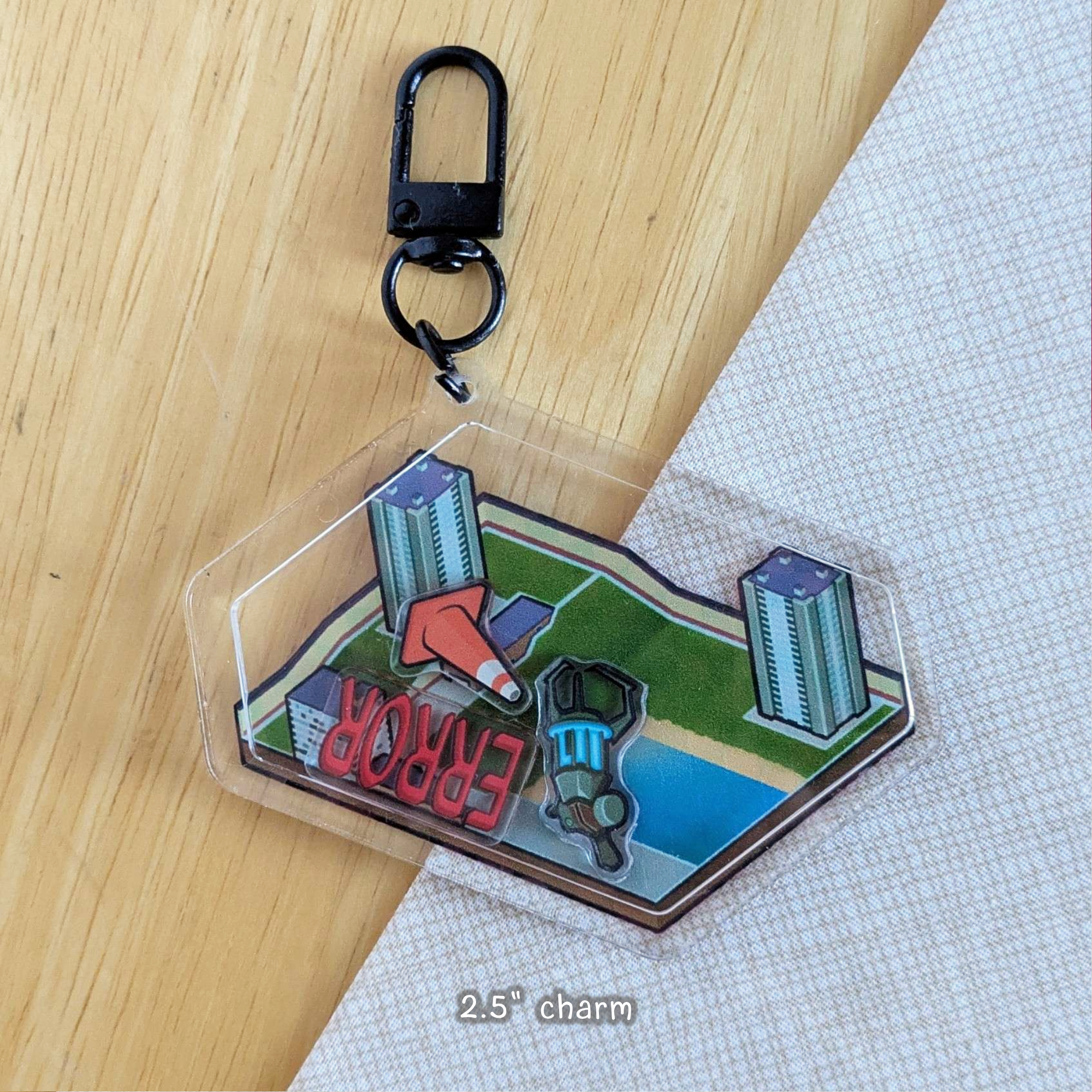 gm_construct Acrylic Shaker Charm