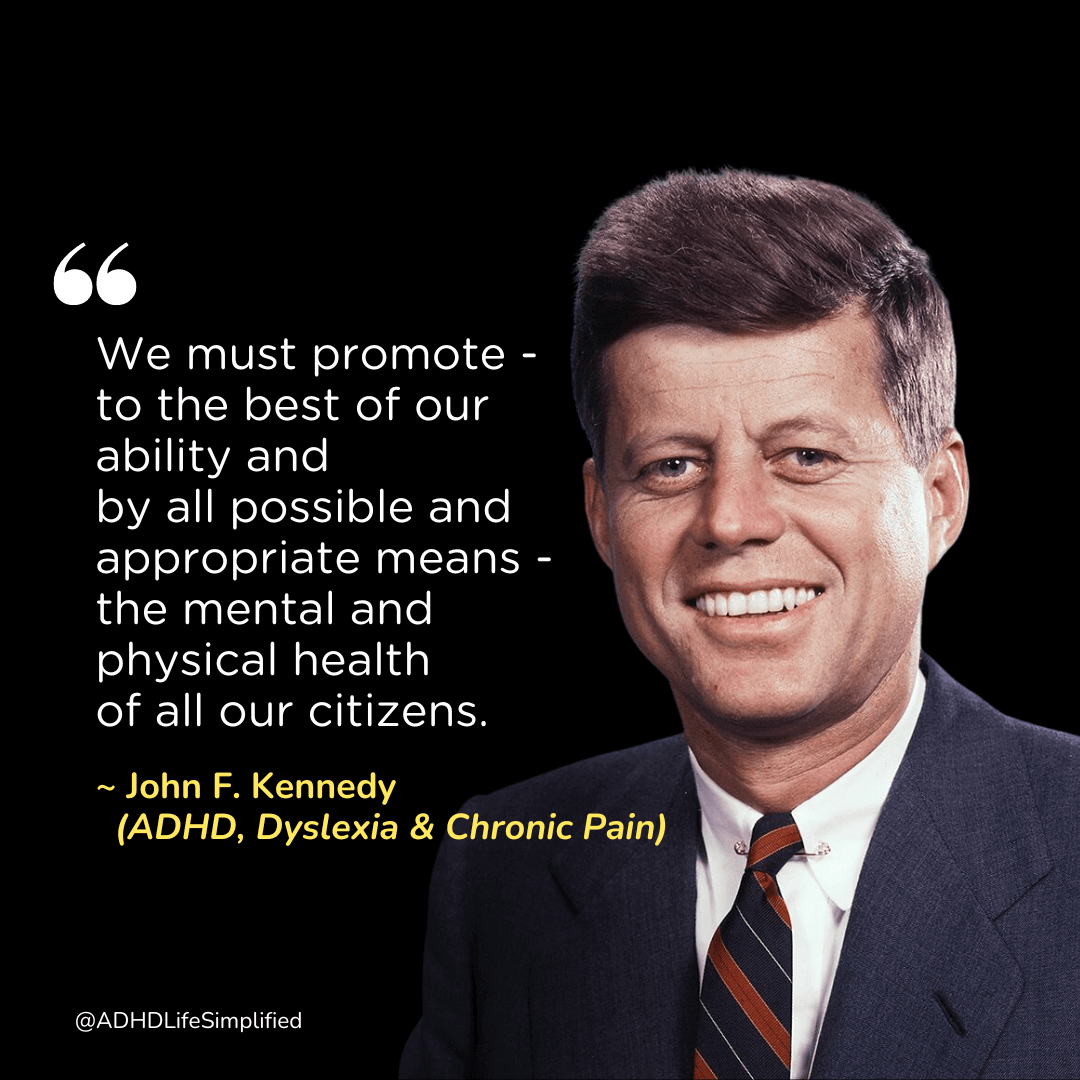 Presidents Overcoming Disabilities — ADHD Life Simplified(03)