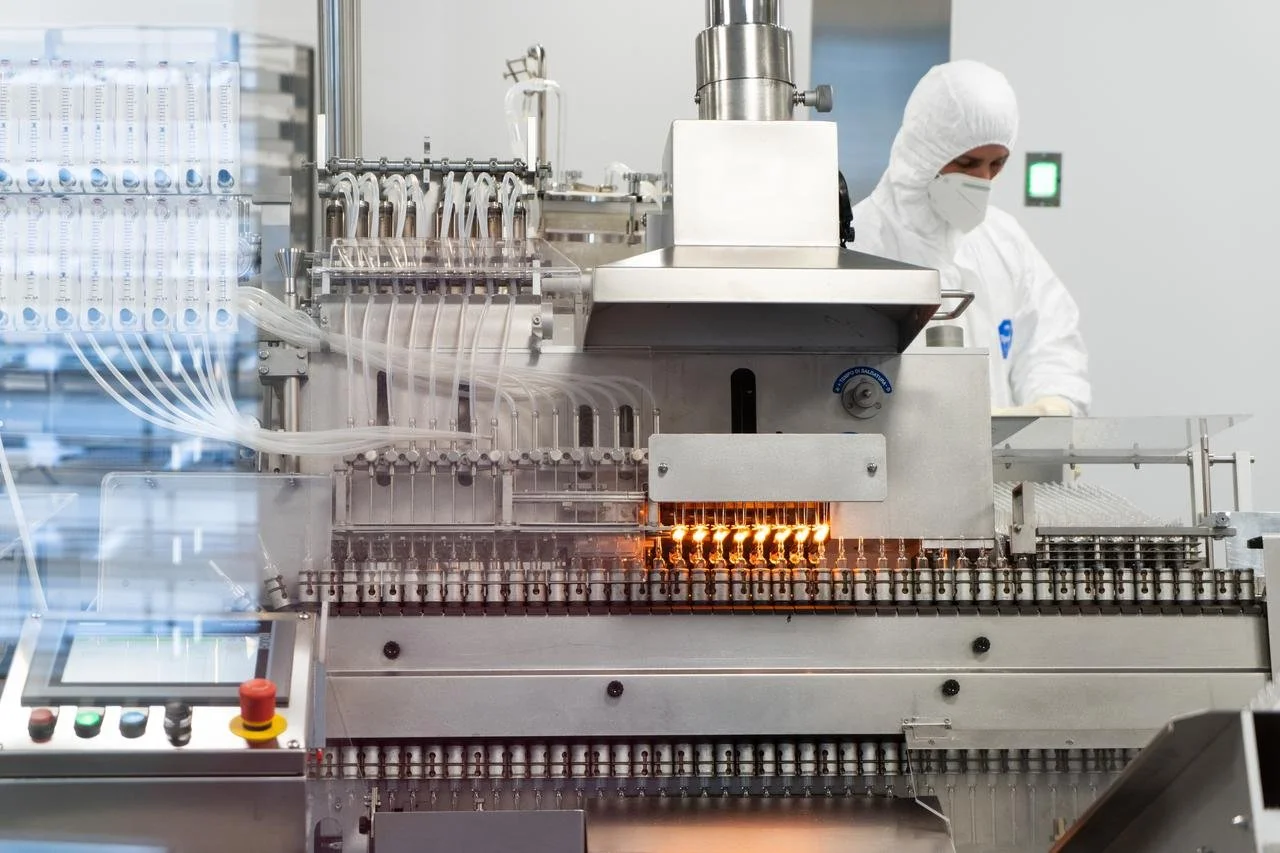 Produktionsstandort Sintetica Ampullen