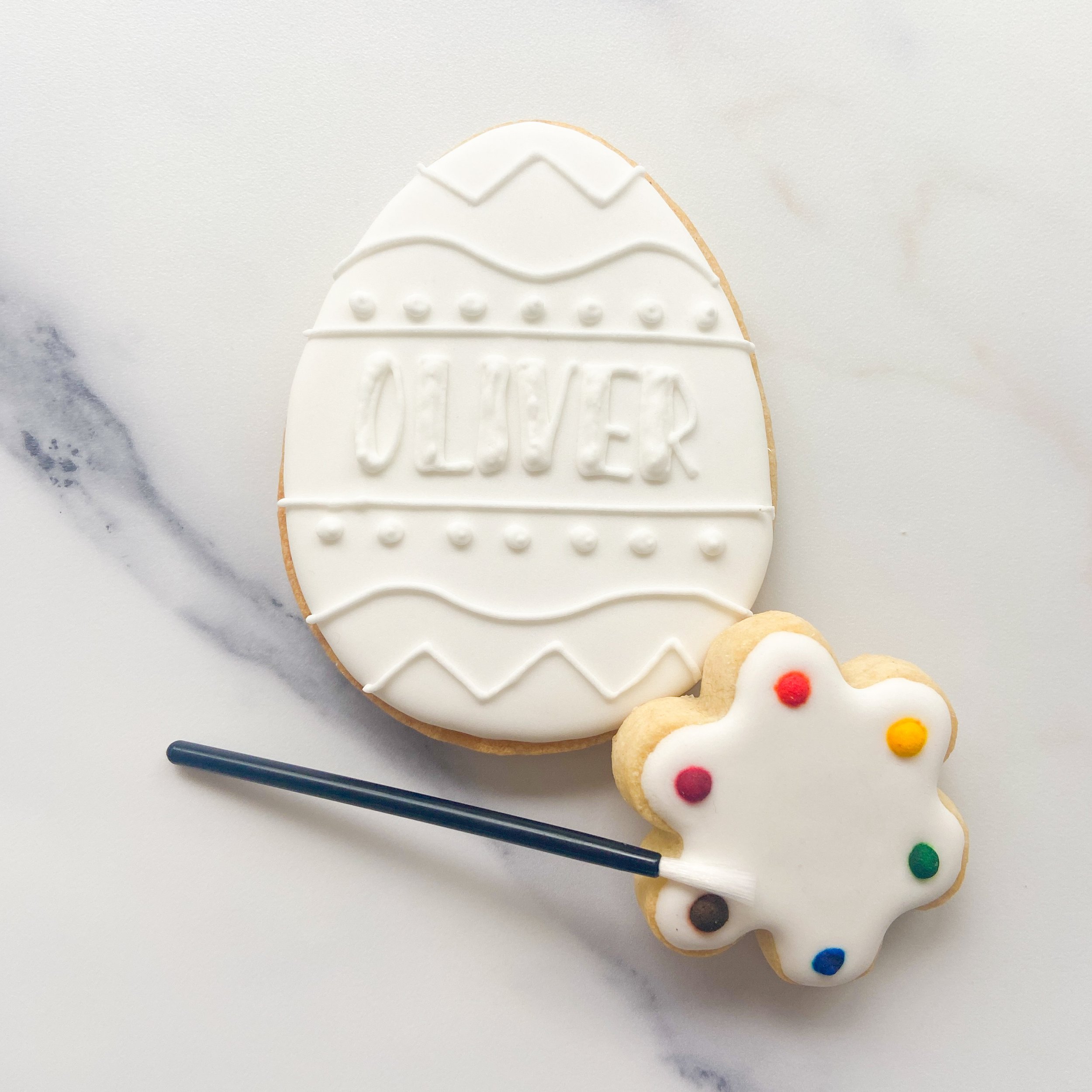Personalized Paint Your Own Easter Cookie