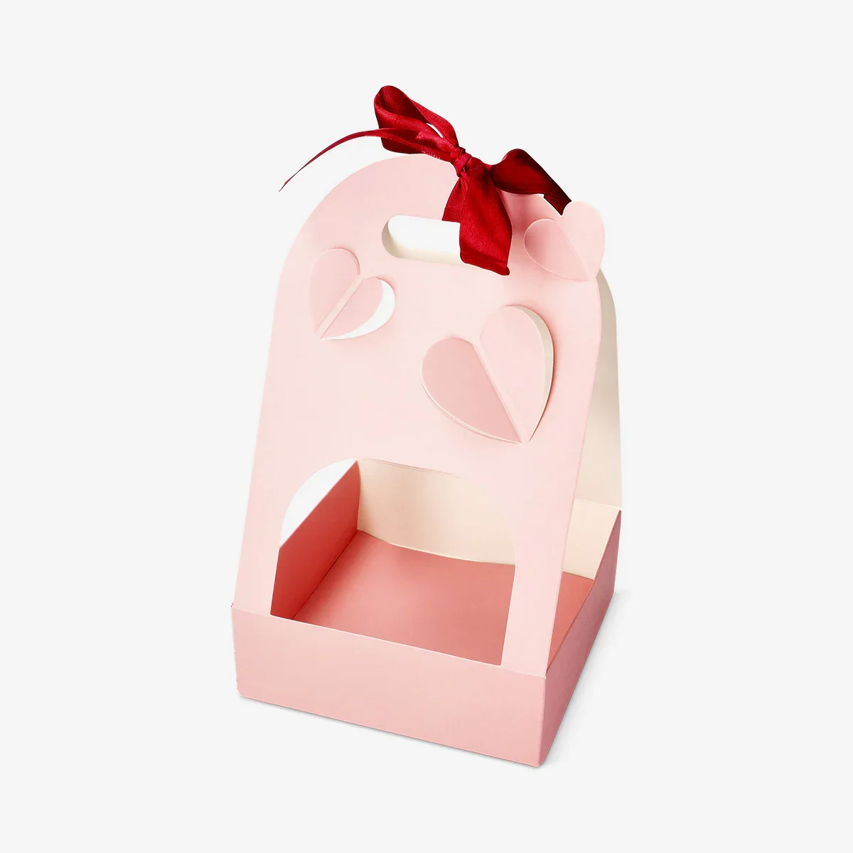 Pink Gift Basket with Ribbon.webp