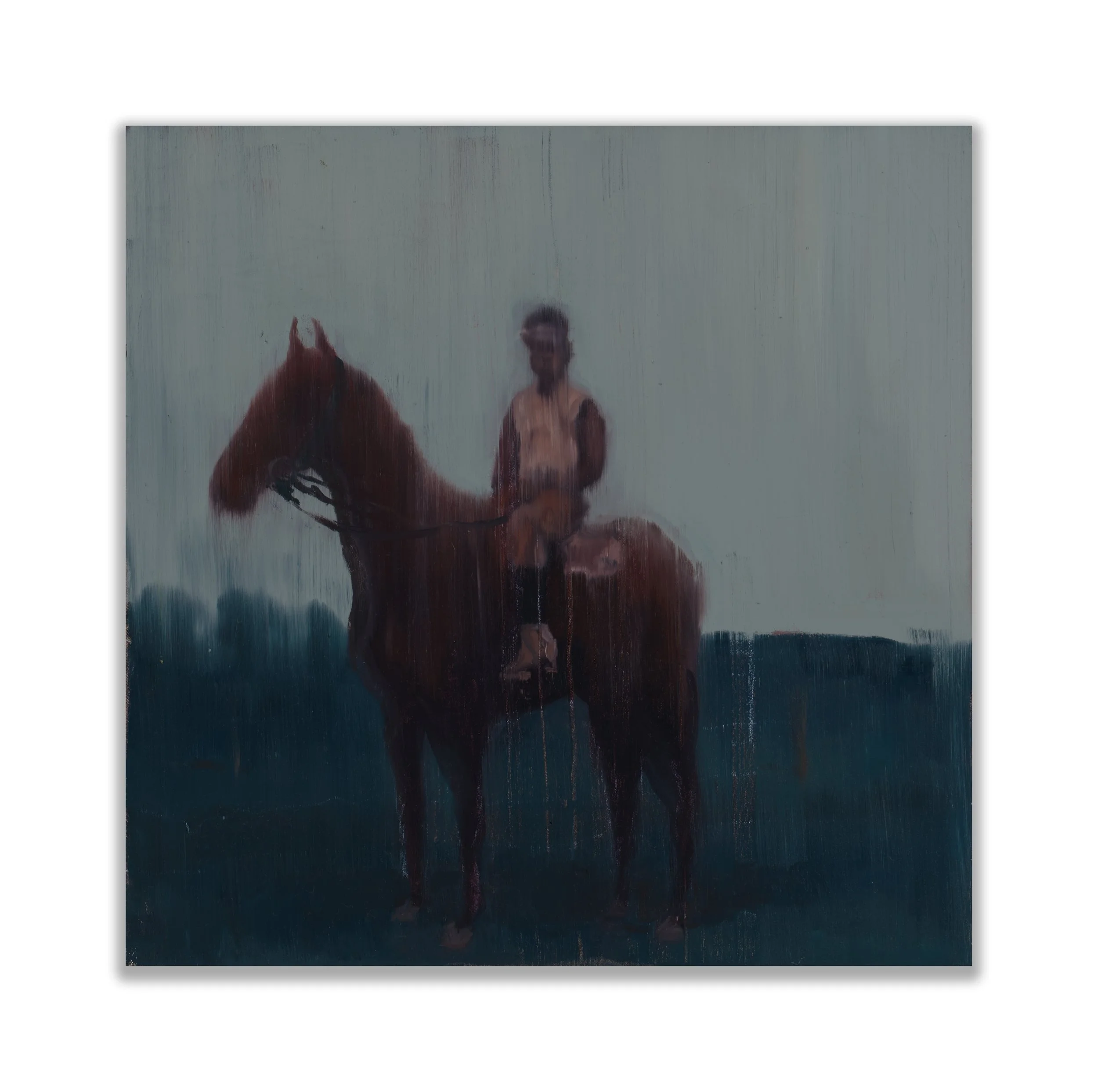 Jockey, 2026, Oil on canvas, 51 x 51cm