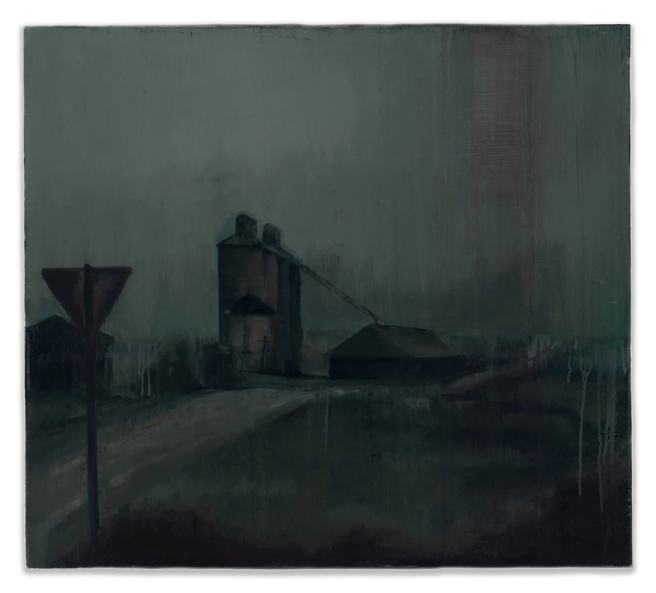 Silo, 2026, Oil on canvas, 86 x 97cm