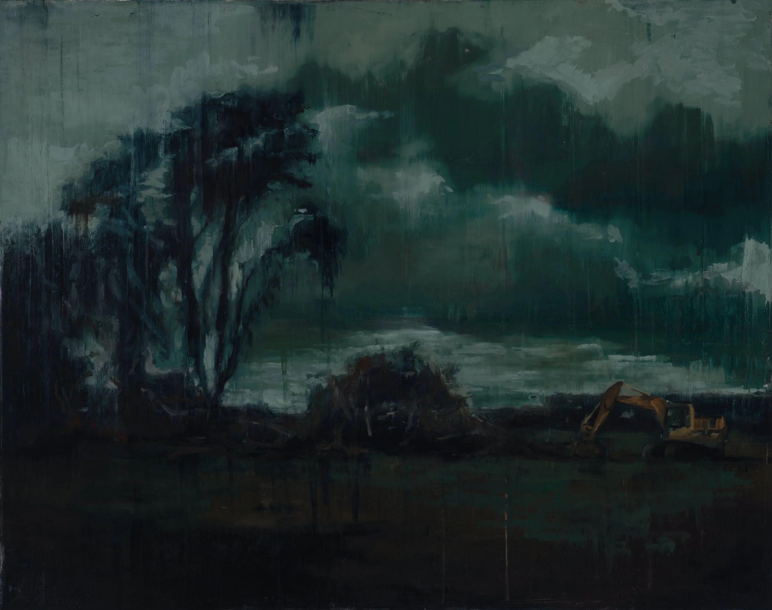 The Clearing, 2026, Oil on canvas, 96.5 x 122cm