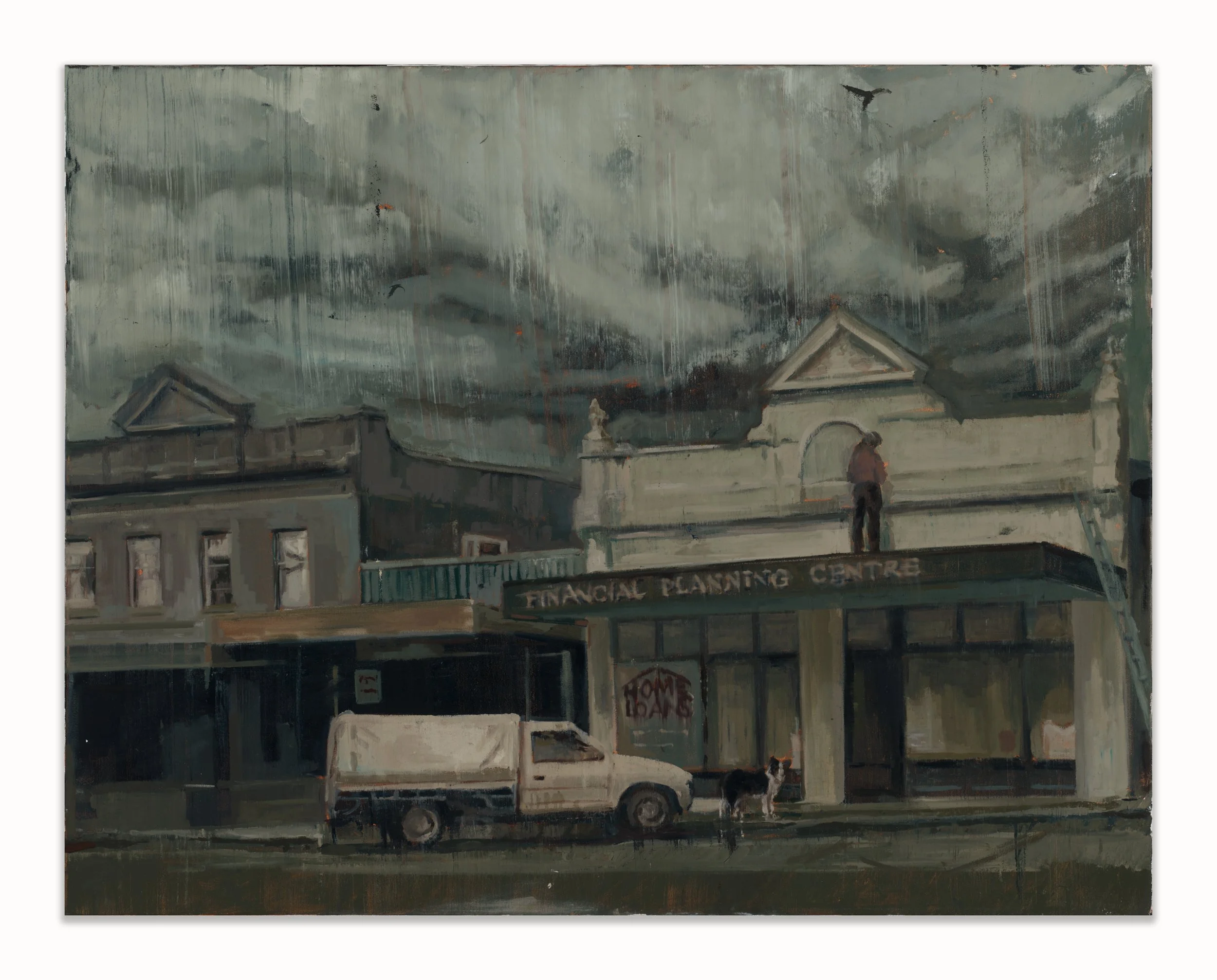 Financial Planning Centre, 2026, Oil on canvas, 91 x 117cm