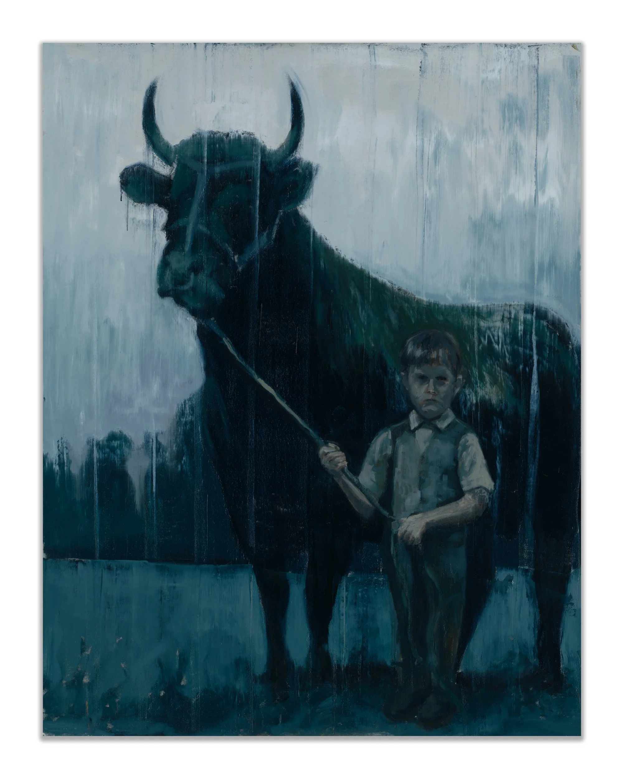  Bull, 2026, Oil on canvas, 132 x 92cm