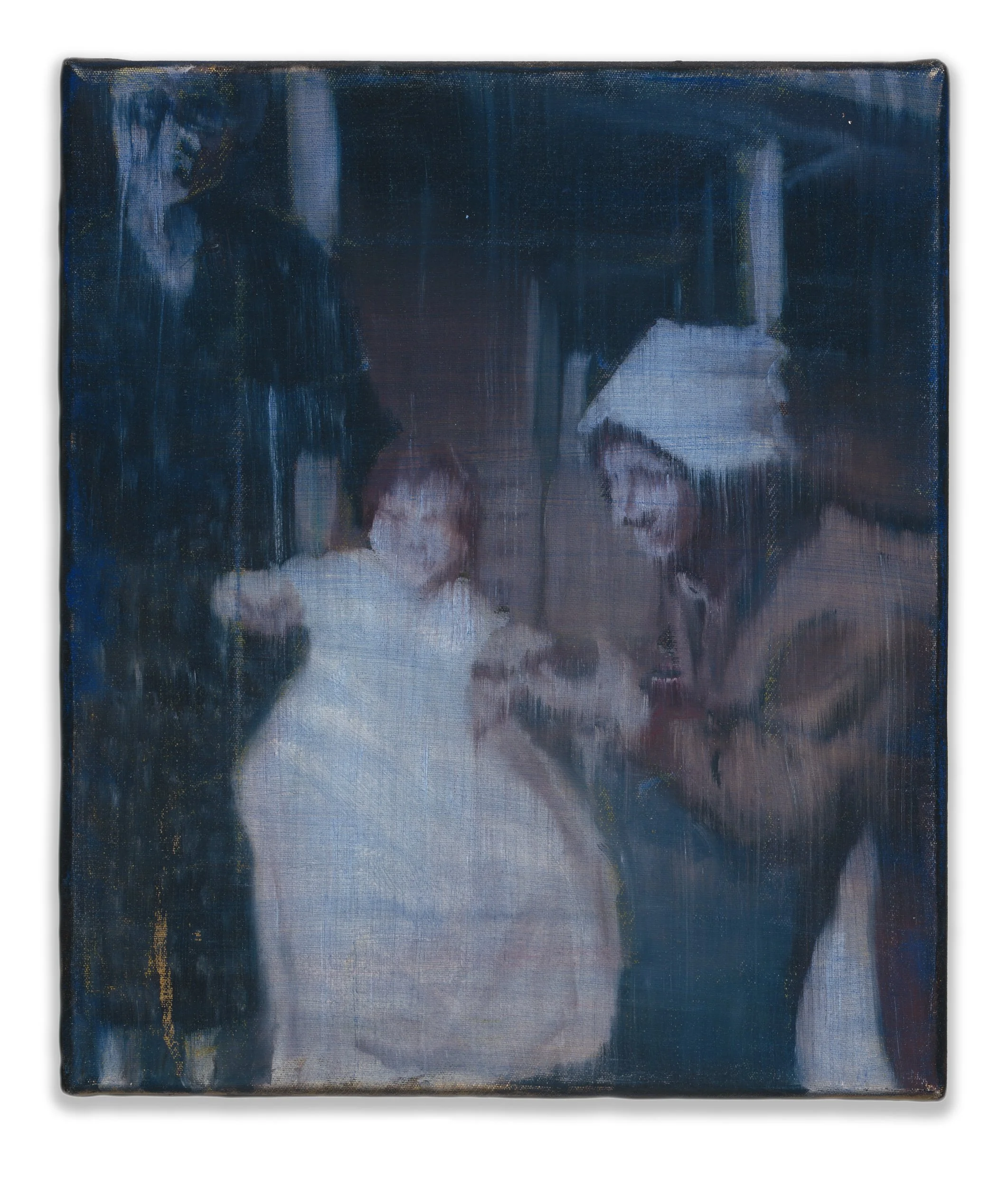 After the Christening, 2025, Oil on canvas, 33x30cm 