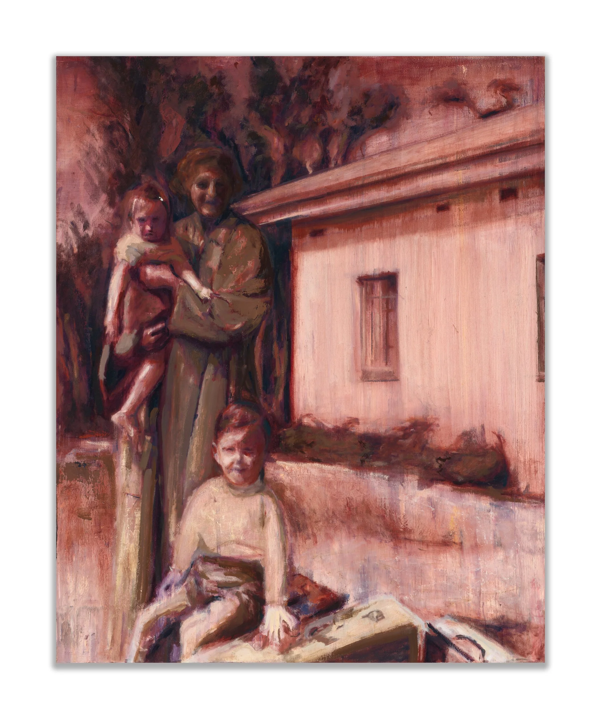 The Departure, 2025, Oil on canvas, 80 x 50cm 