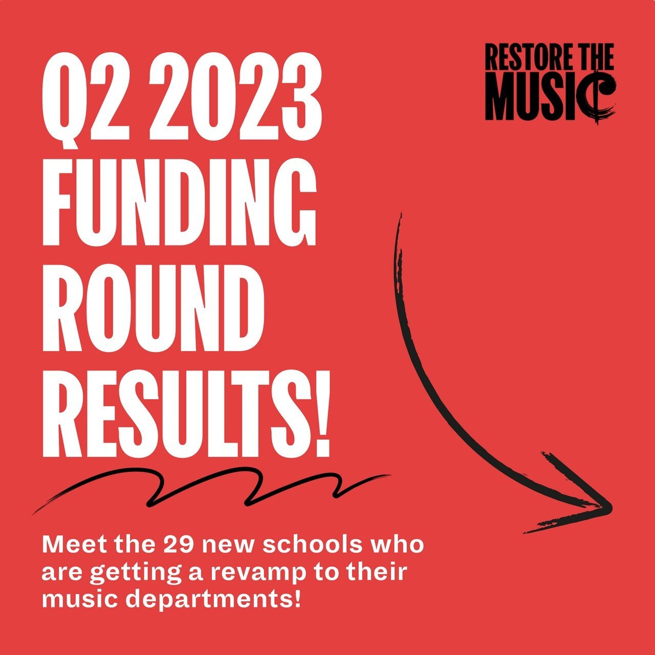 ⁠
Music gives voice to change, identity, imagination, emotion and PASSION. Thanks to our donors, we are delivering this superpower to another 29 schools and thousands MORE students 🙌⁠
⁠
Welcome to the RTM Family!