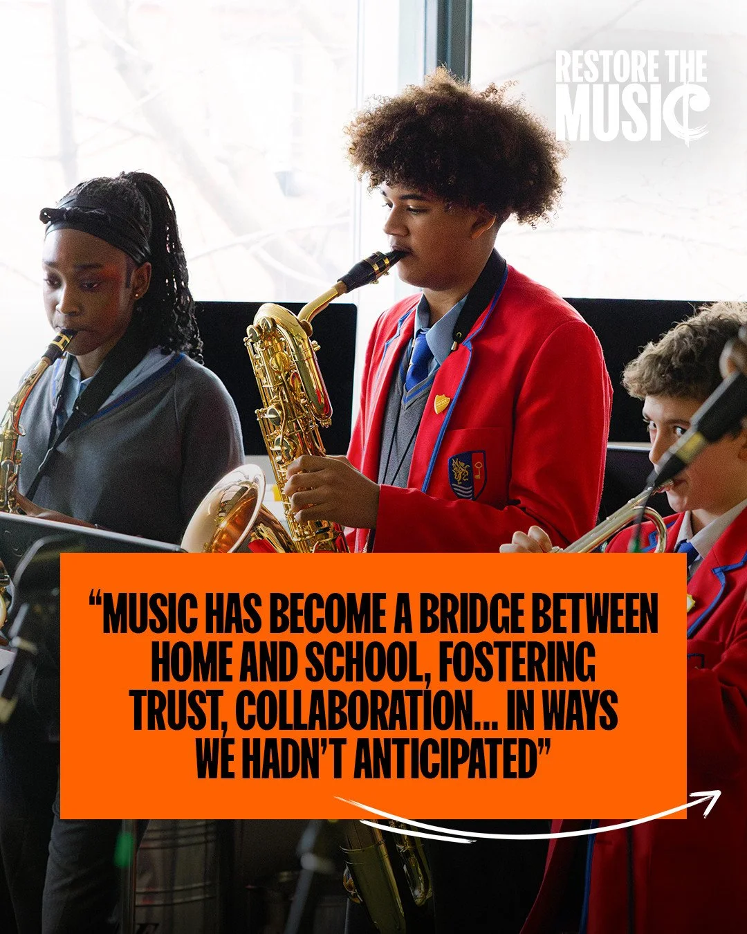 Music is more than a subject.  It&rsquo;s a bridge 🎶⁠
⁠
At Harris Academy St John&rsquo;s Wood, a RTM Award didn&rsquo;t just fill the music room &mdash; it united families, strengthened community, and brought parents closer to their children&rsquo;