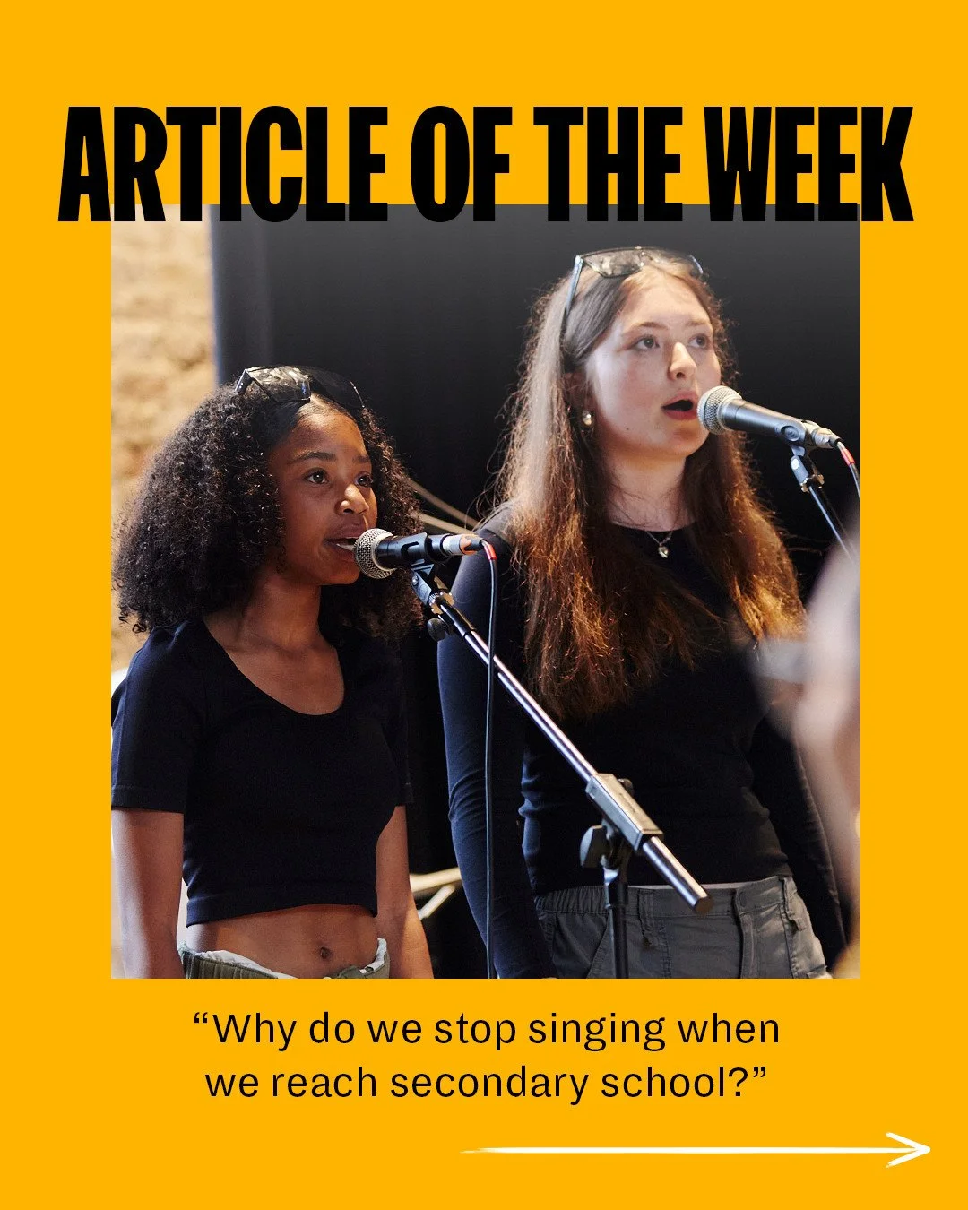 So PROUD to see the gospel choir of RTM school The East Manchester Academy in the spotlight on BBC News this week &mdash; a brilliant example of the Get Singing initiative 📣⁠
⁠
Read the full story to see how TEMA is making waves beyond the classroom